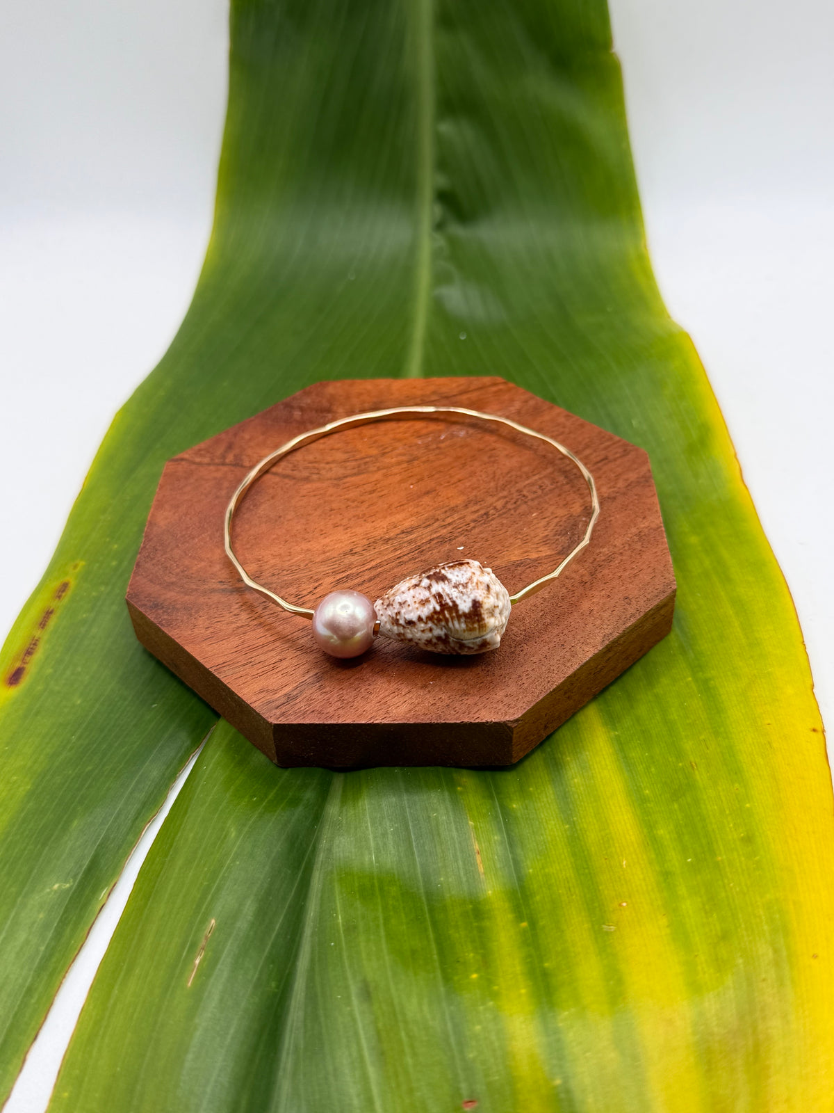 Tahitian Bangle Size 9” Gold Filled