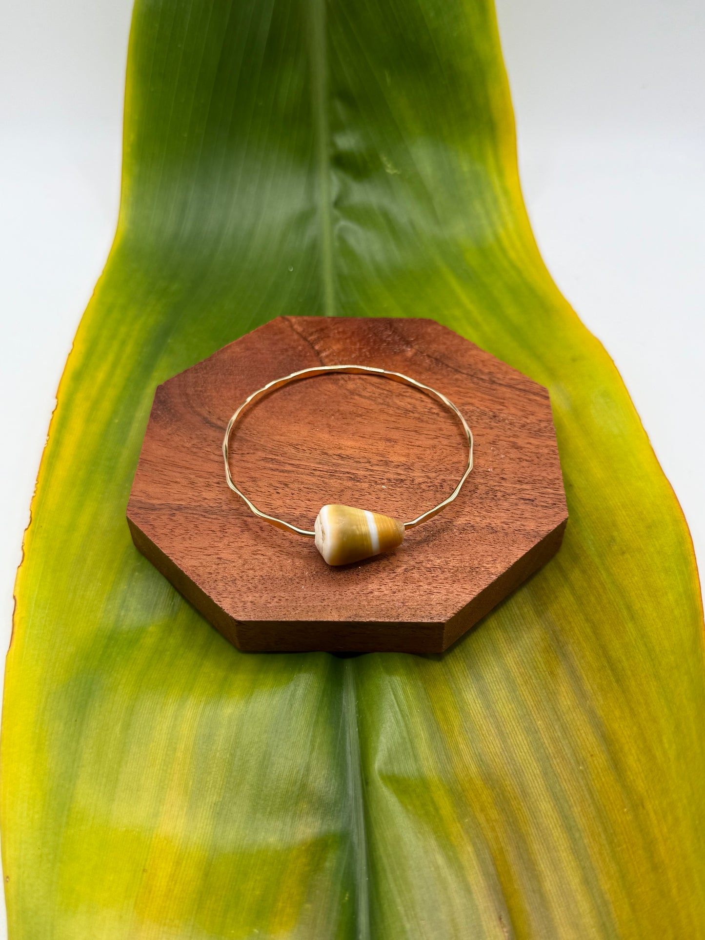 Tahitian Bangle Size 7.5" Gold Filled