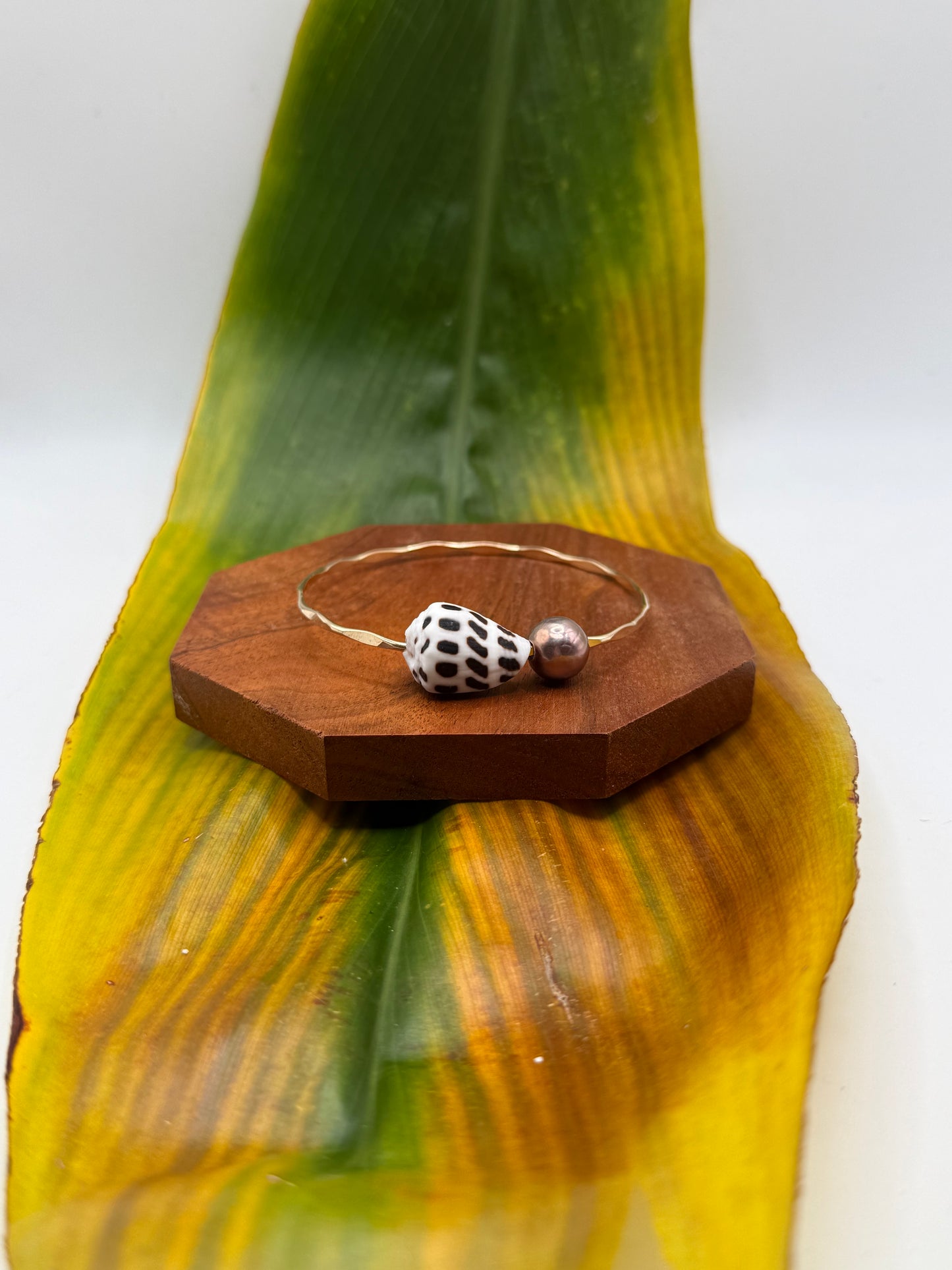 Tahitian Bangle Size 8" Gold Filled