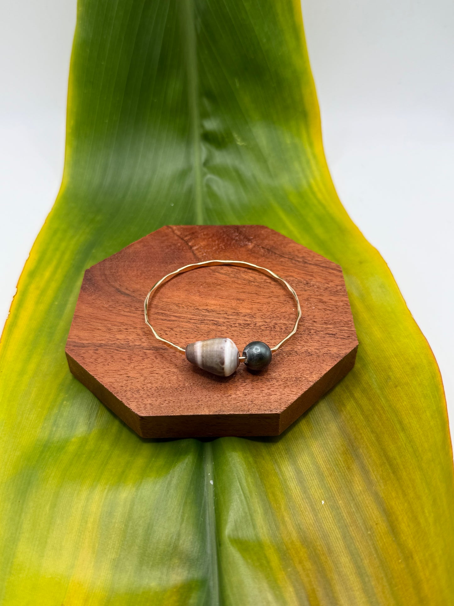 Tahitian Bangle Size 7" Gold Filled