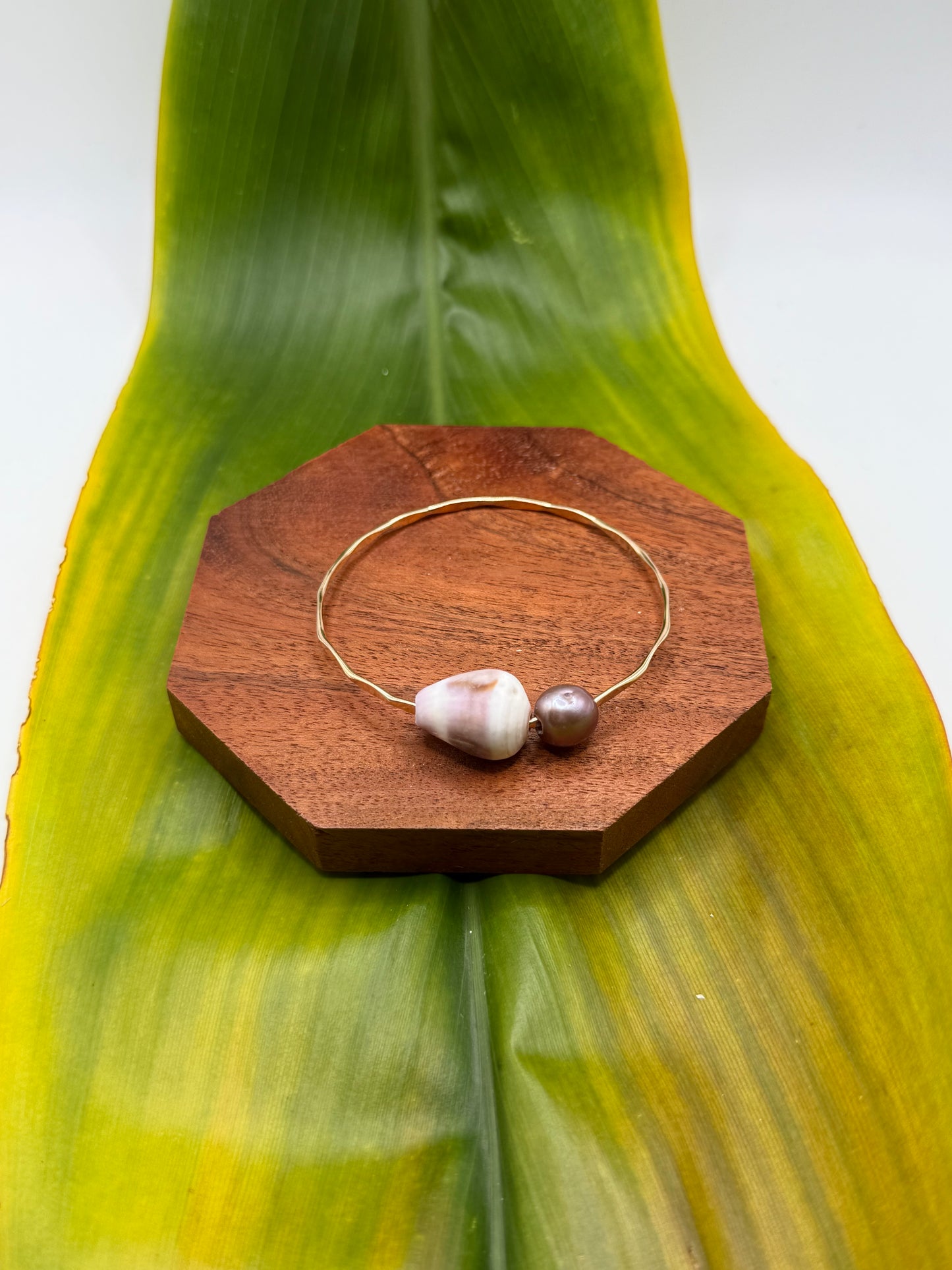 Tahitian Bangle Size 7.5" Gold Filled