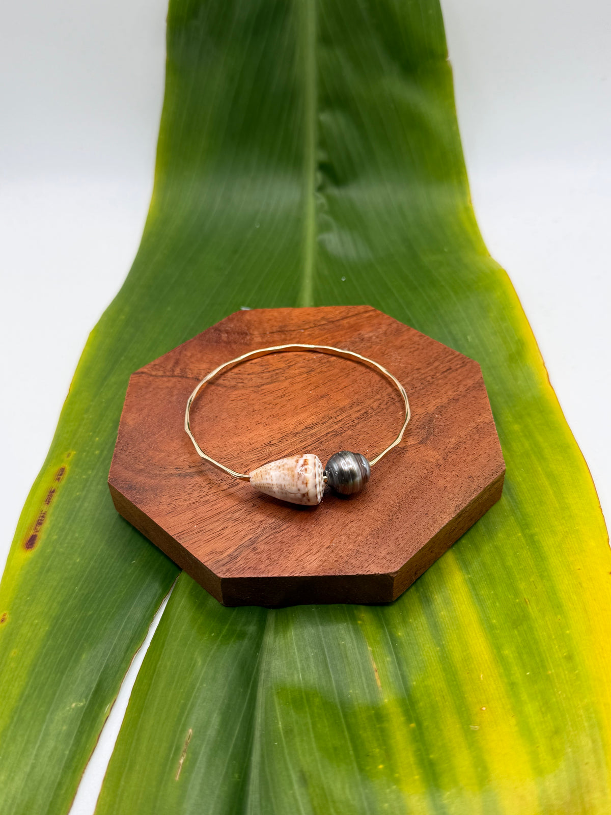 Tahitian Bangle Size 7.5" Gold Filled