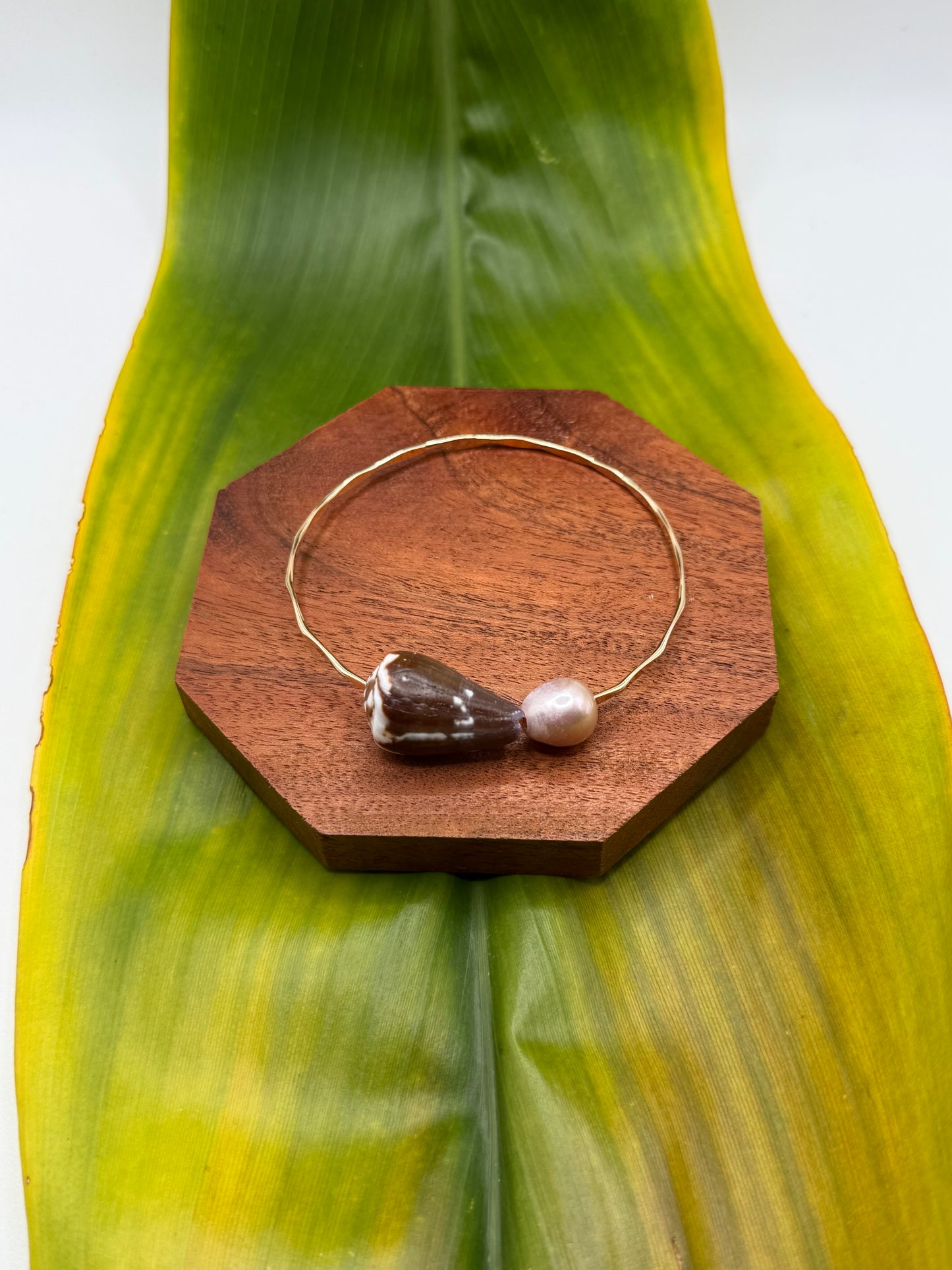 Tahitian Bangle Size 8.5" Gold Filled