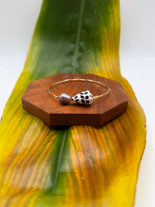 Tahitian Bangle Size 7.5" Gold Filled