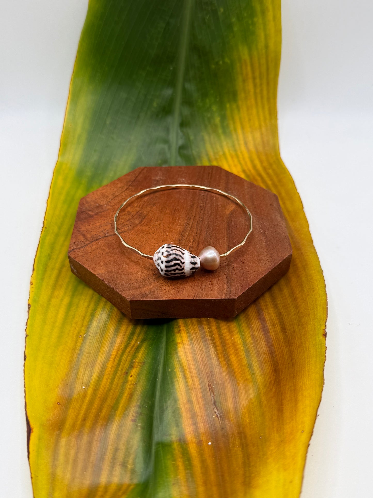 Tahitian Bangle Size 8" Gold Filled