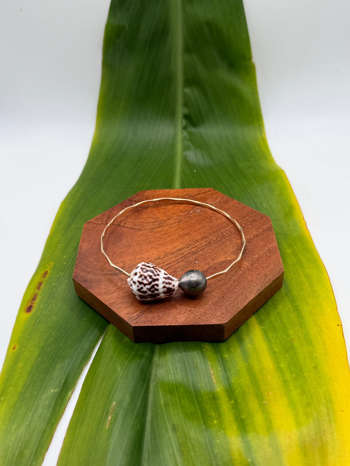Tahitian Bangle Size 9” Gold Filled