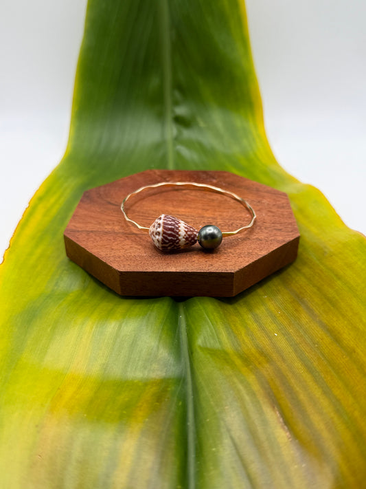 Tahitian Bangle Size 7.5" Gold Filled