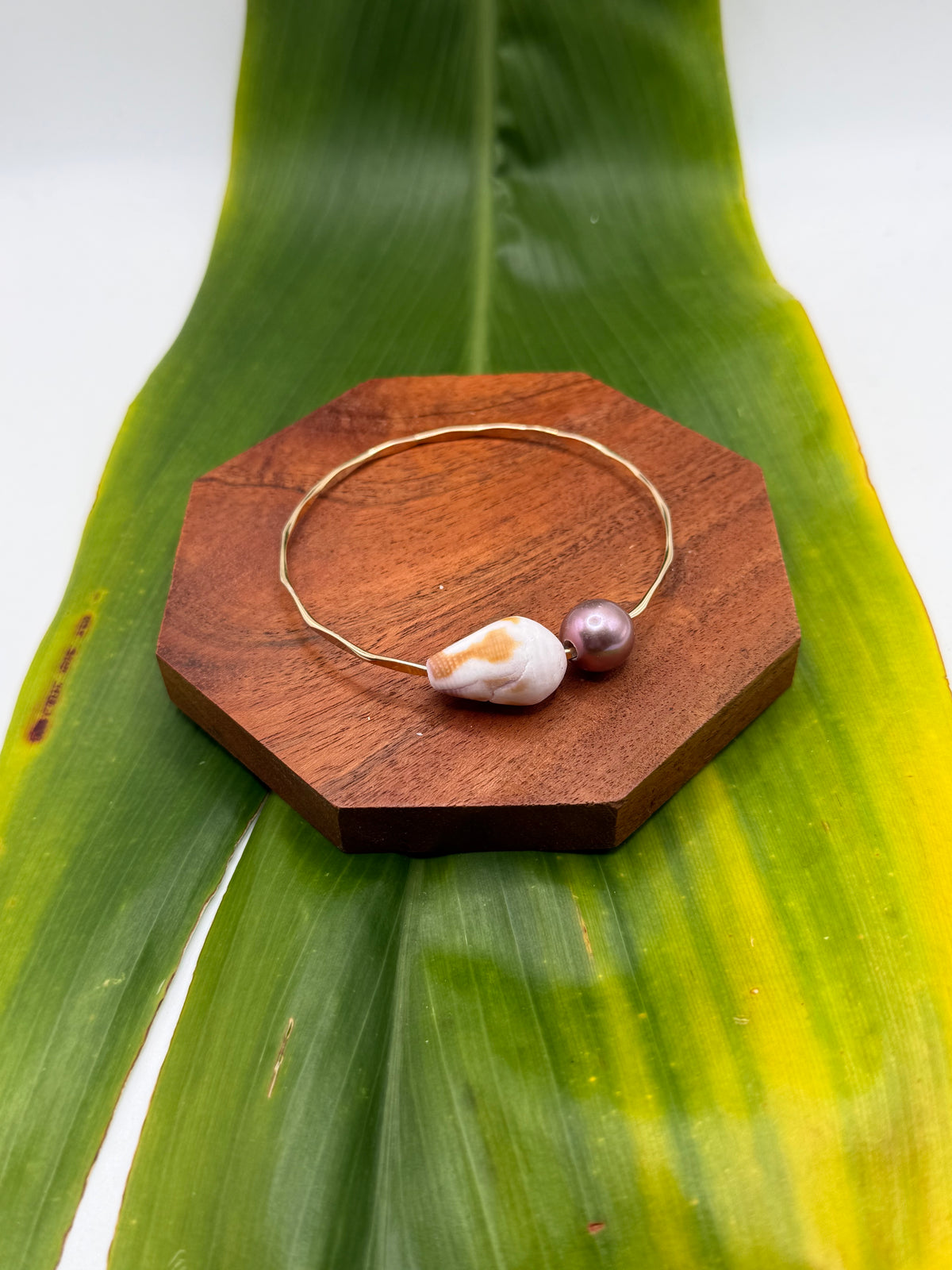 Tahitian Bangle Size 8" Gold Filled