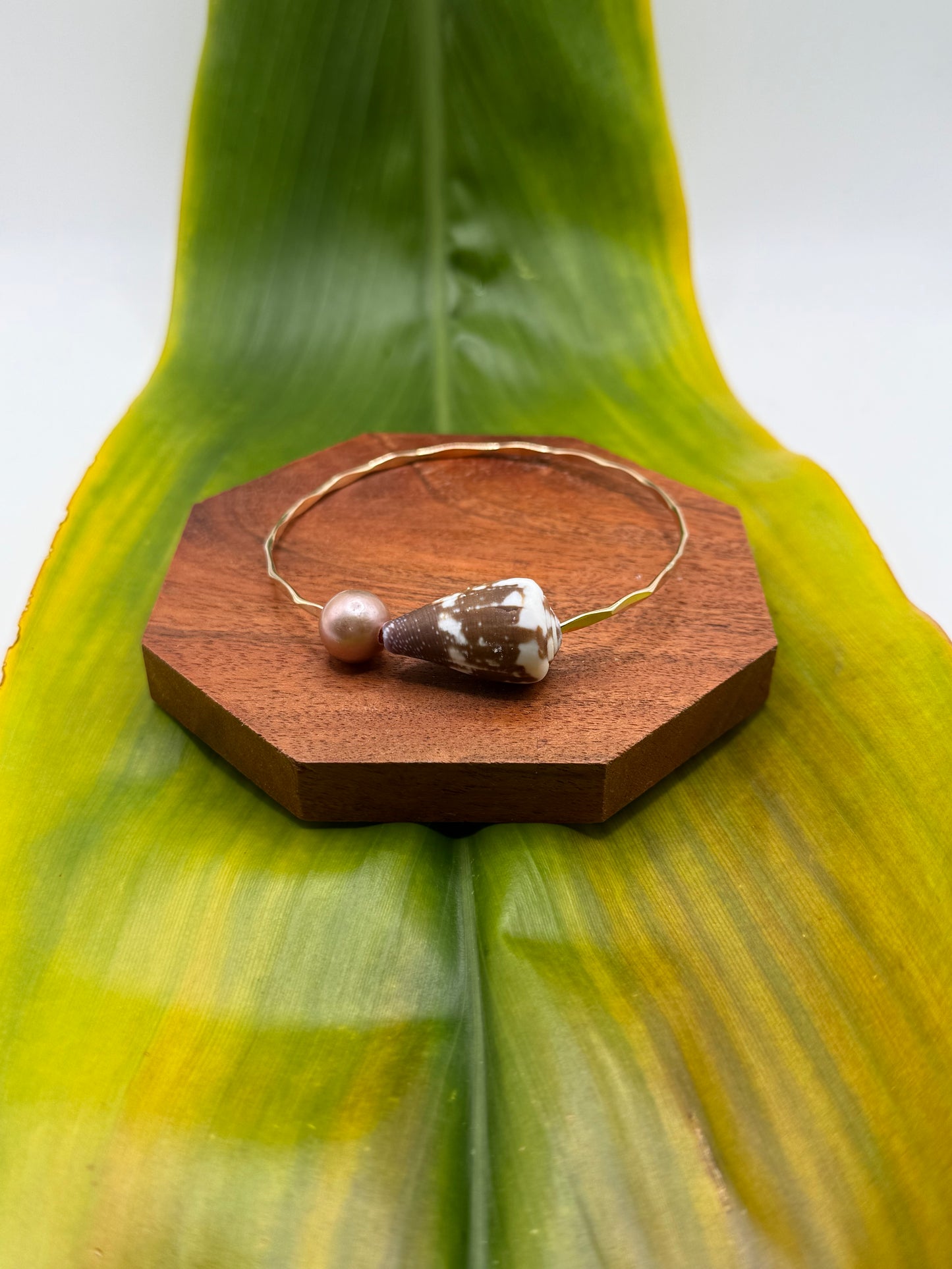 Tahitian Bangle Size 9" Gold Filled