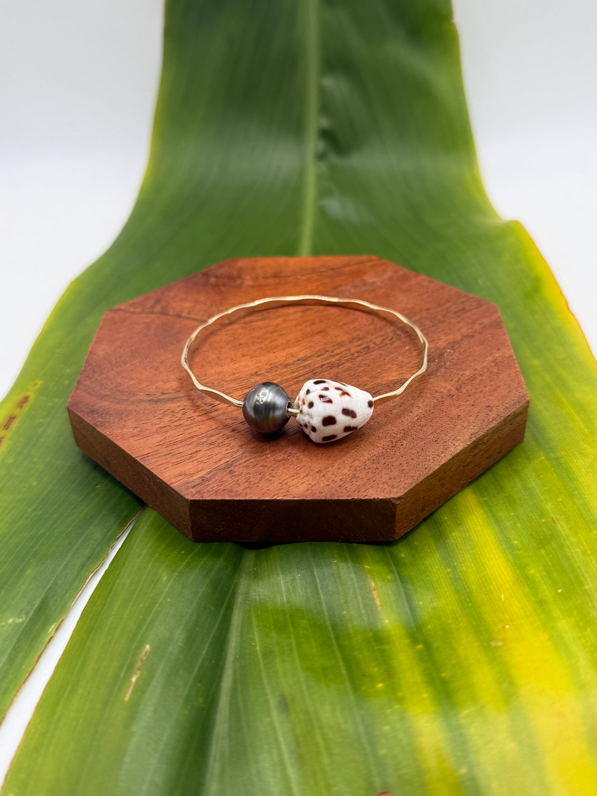Tahitian Bangle Size 7" Gold Filled