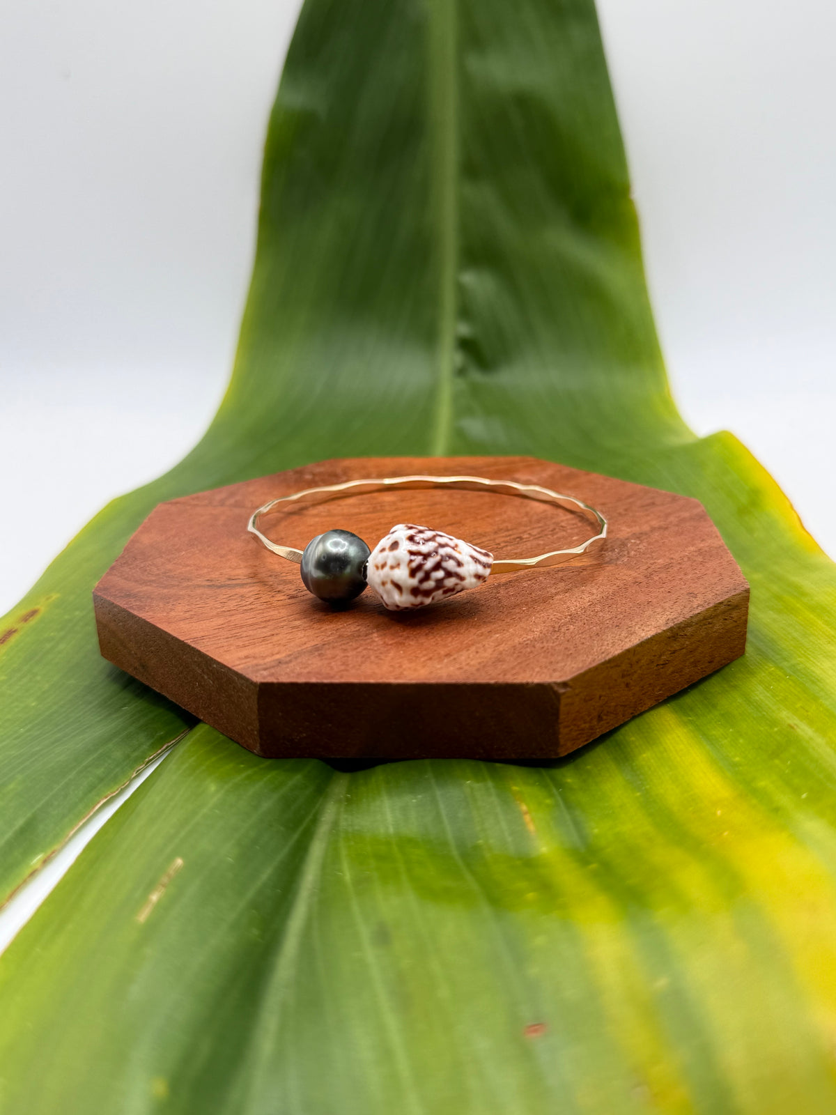Tahitian Bangle Size 7.5” Gold Filled
