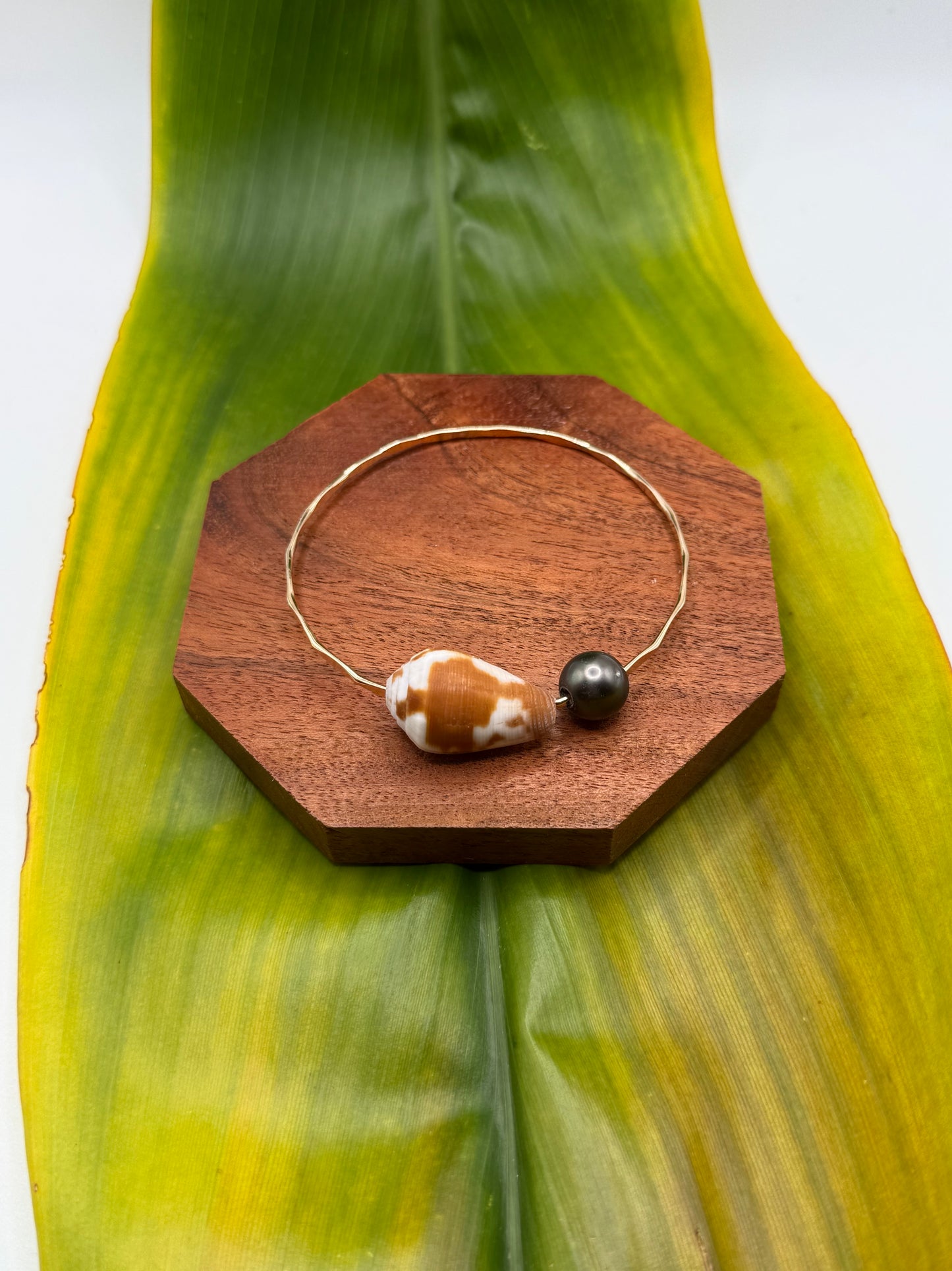 Tahitian Bangle Size 8.5" Gold Filled