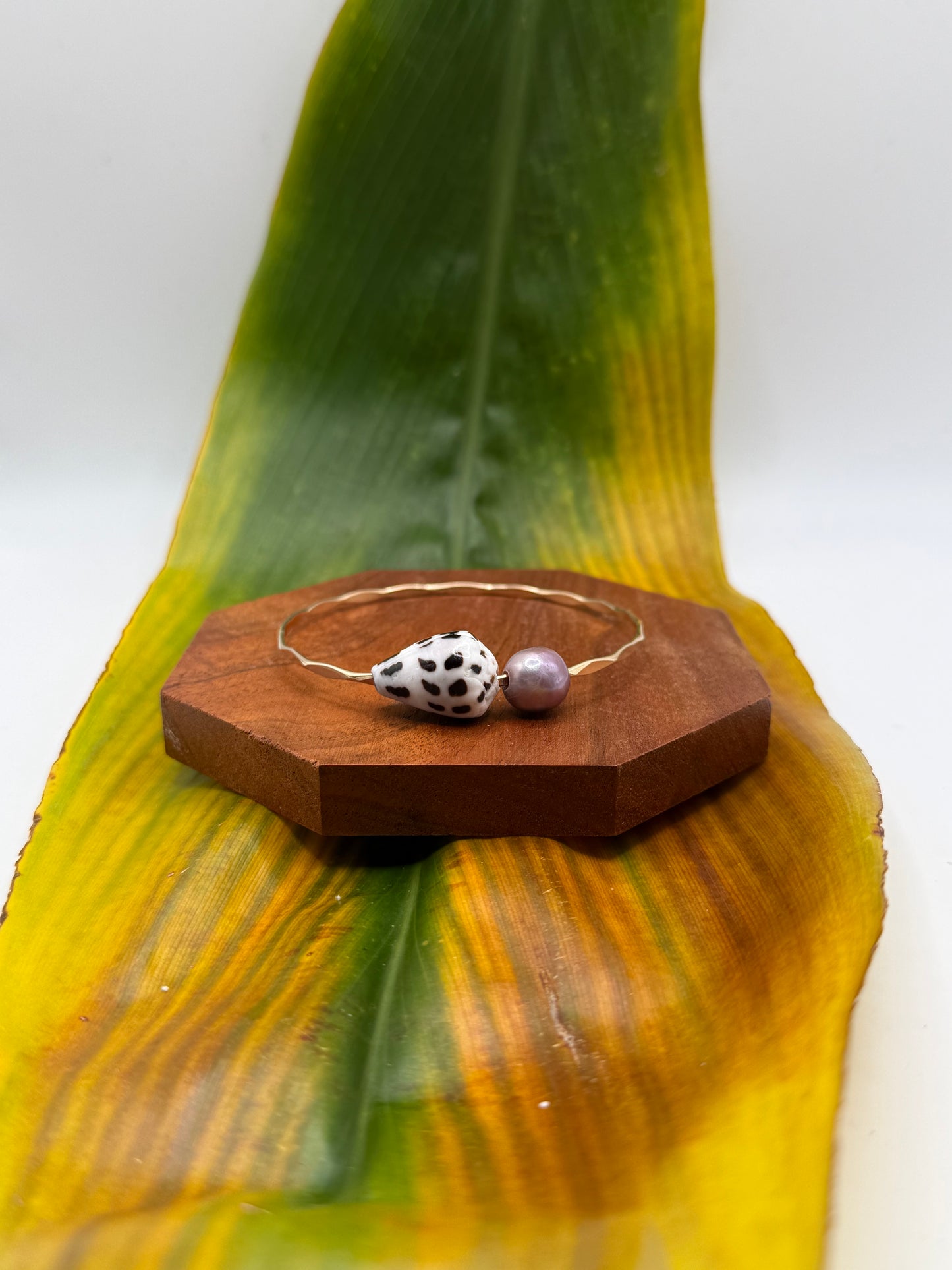 Tahitian Bangle Size 8" Gold Filled