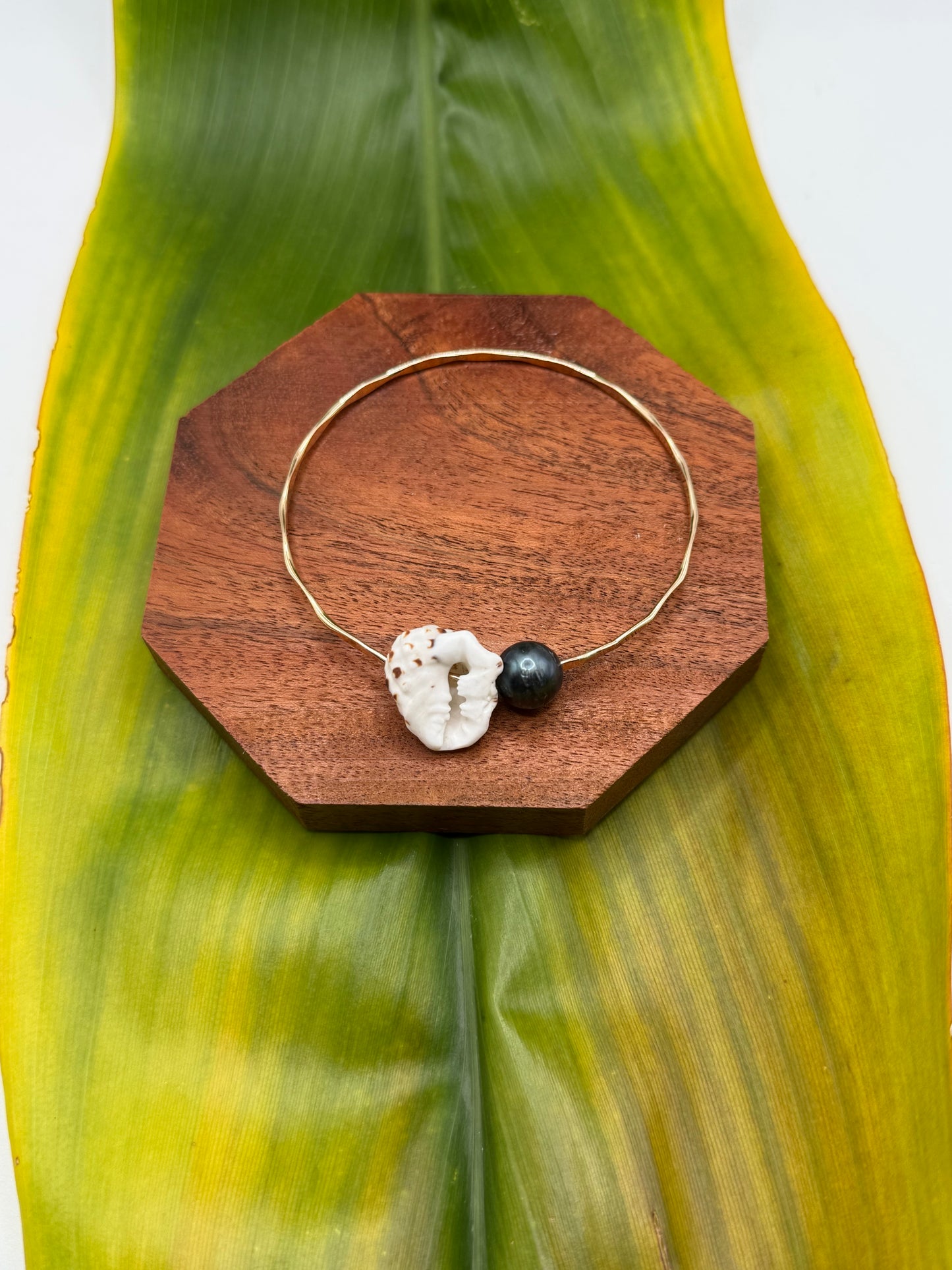 Tahitian Bangle Size 8.5" Gold Filled