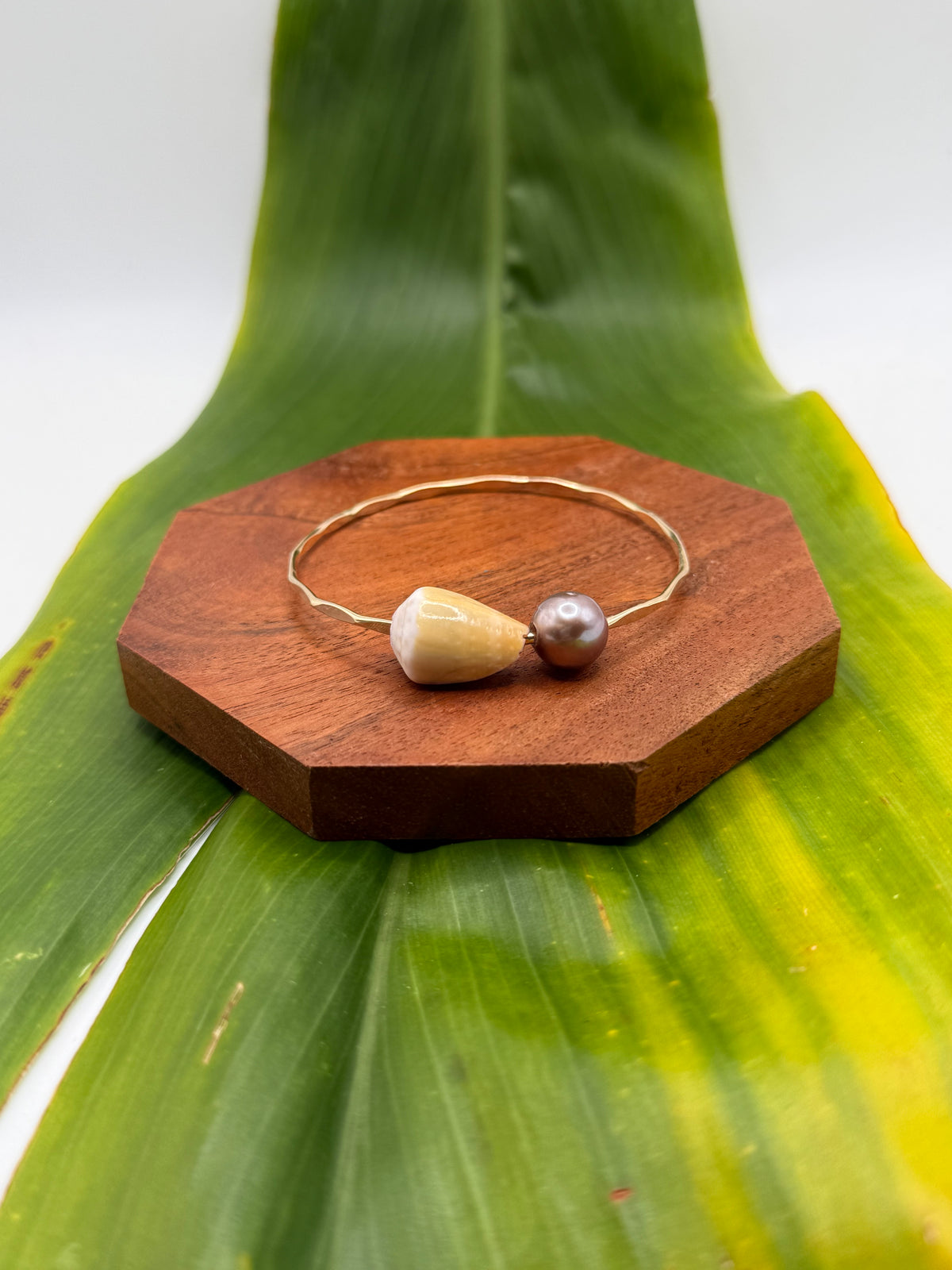 Tahitian Bangle Size 7.5" Gold Filled