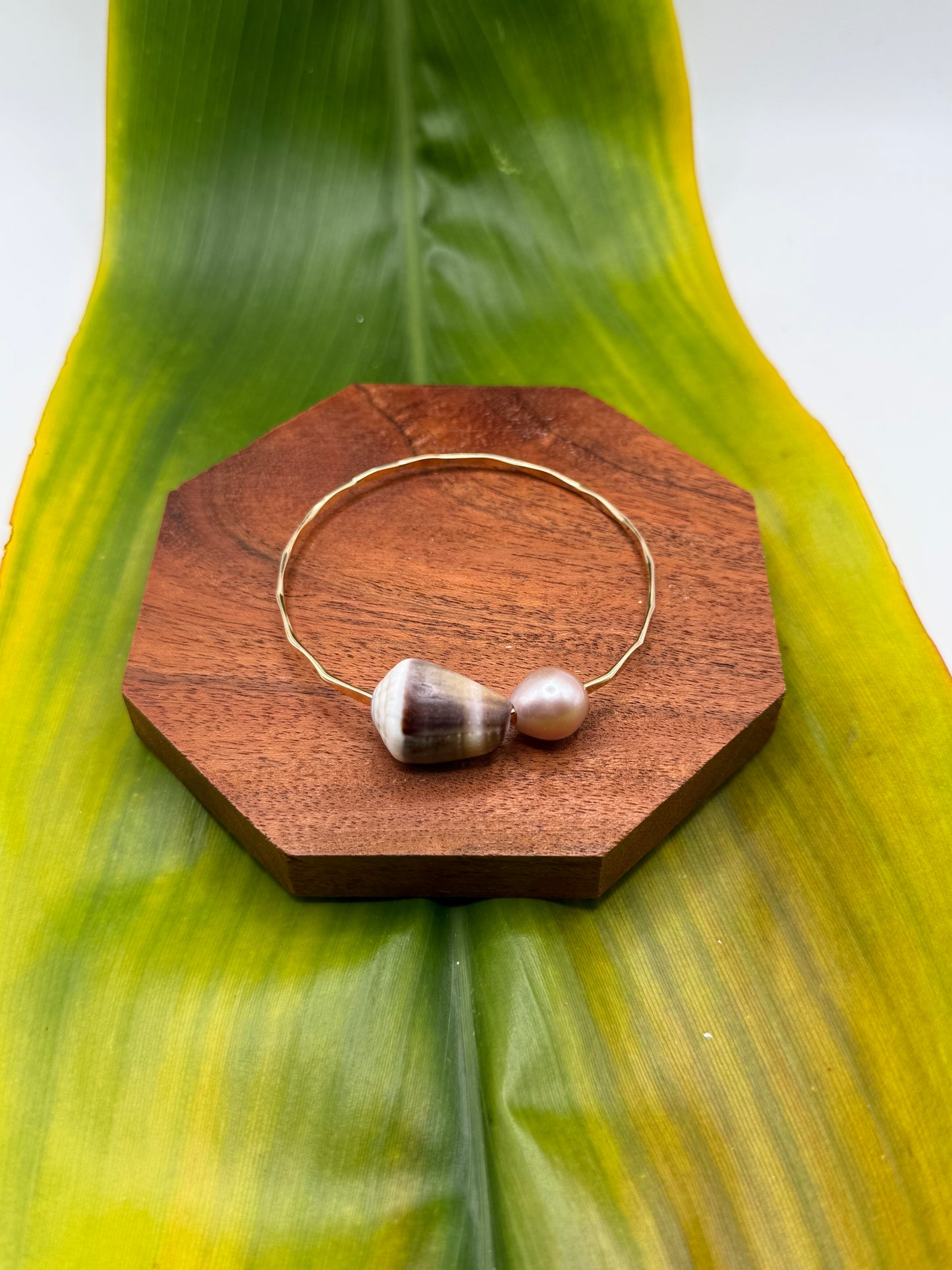 Tahitian Bangle Size 7.5" Gold Filled