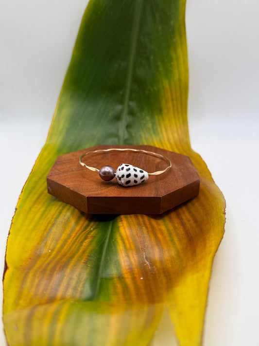 Tahitian Bangle Size 8" Gold Filled