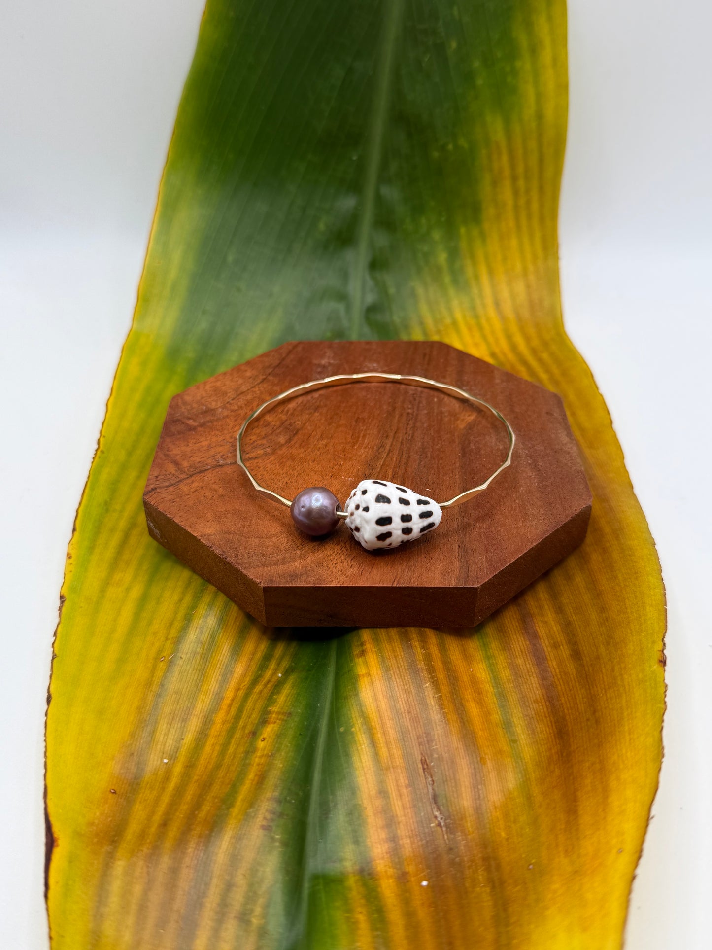 Tahitian Bangle Size 8" Gold Filled