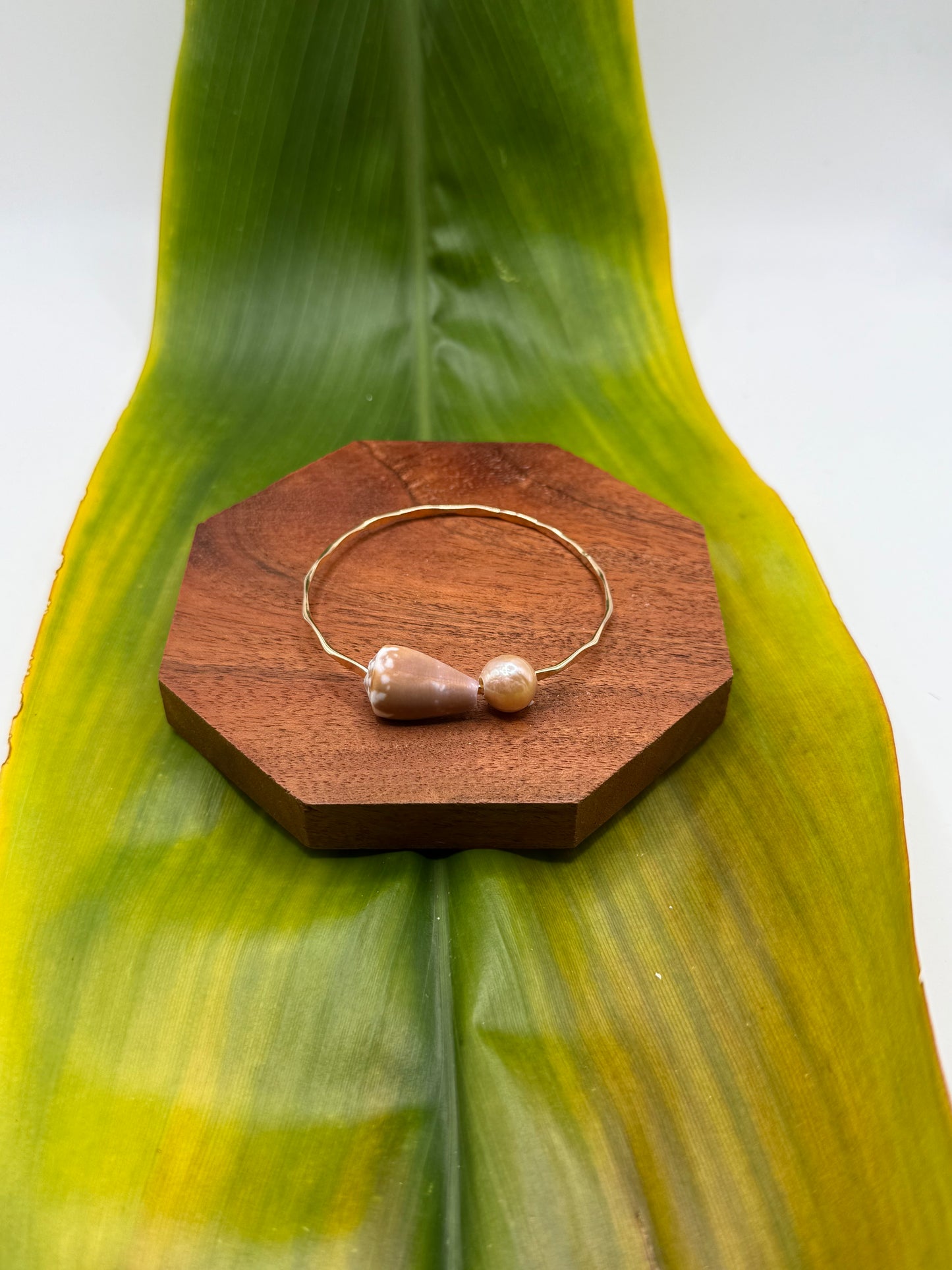 Tahitian Bangle Size 7" Gold Filled