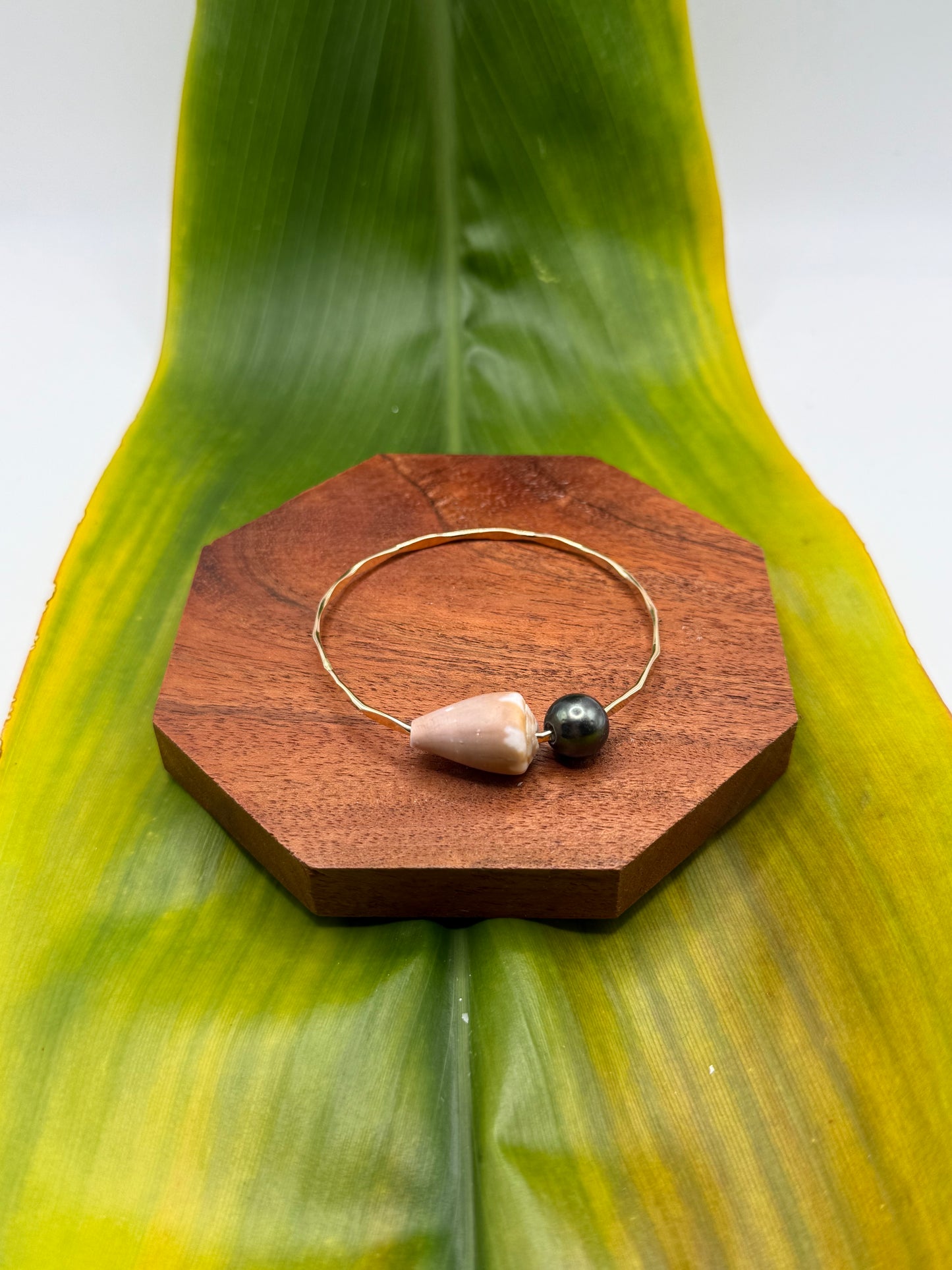 Tahitian Bangle Size 7" Gold Filled