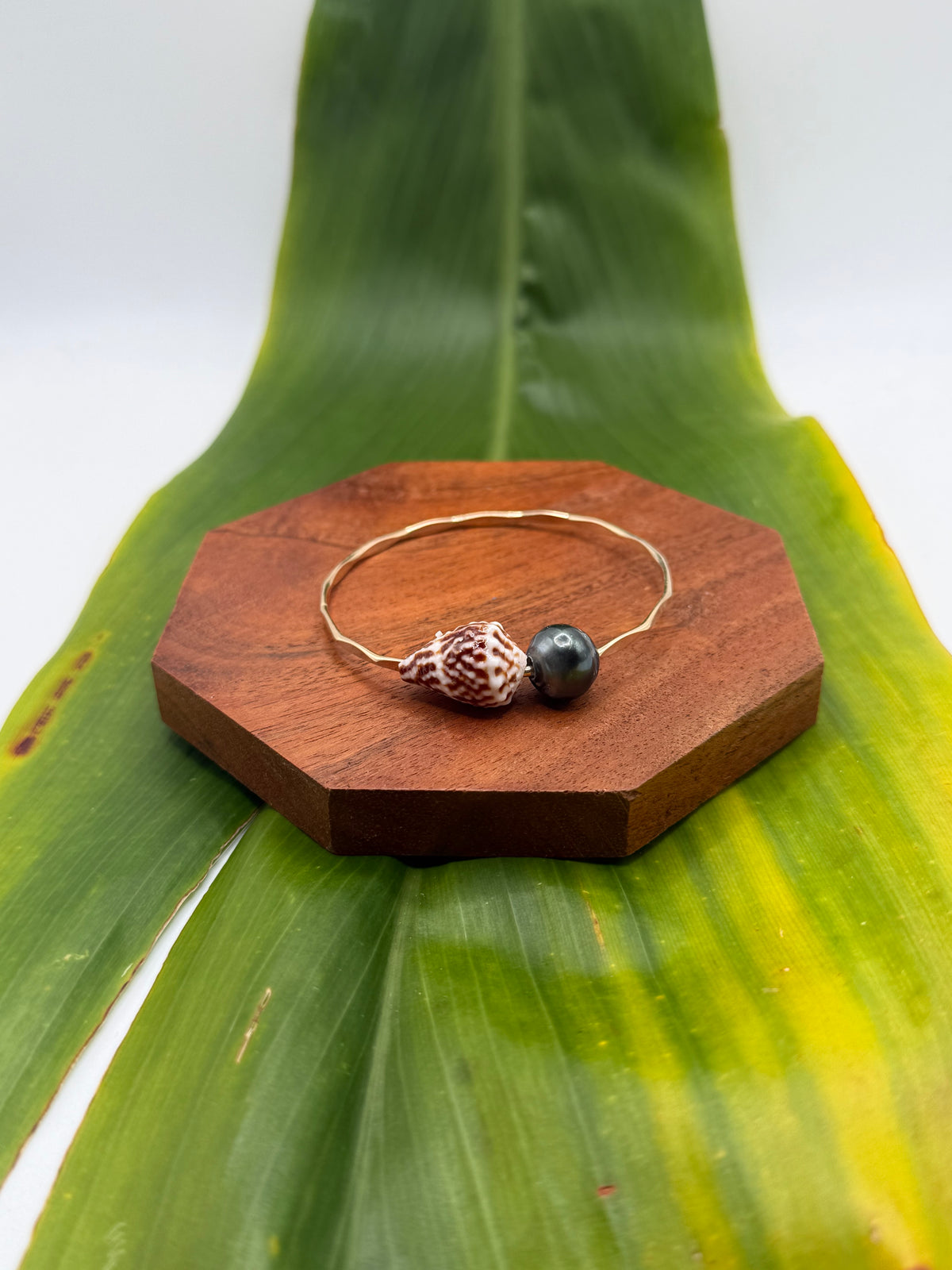 Tahitian Bangle Size 7" Gold Filled