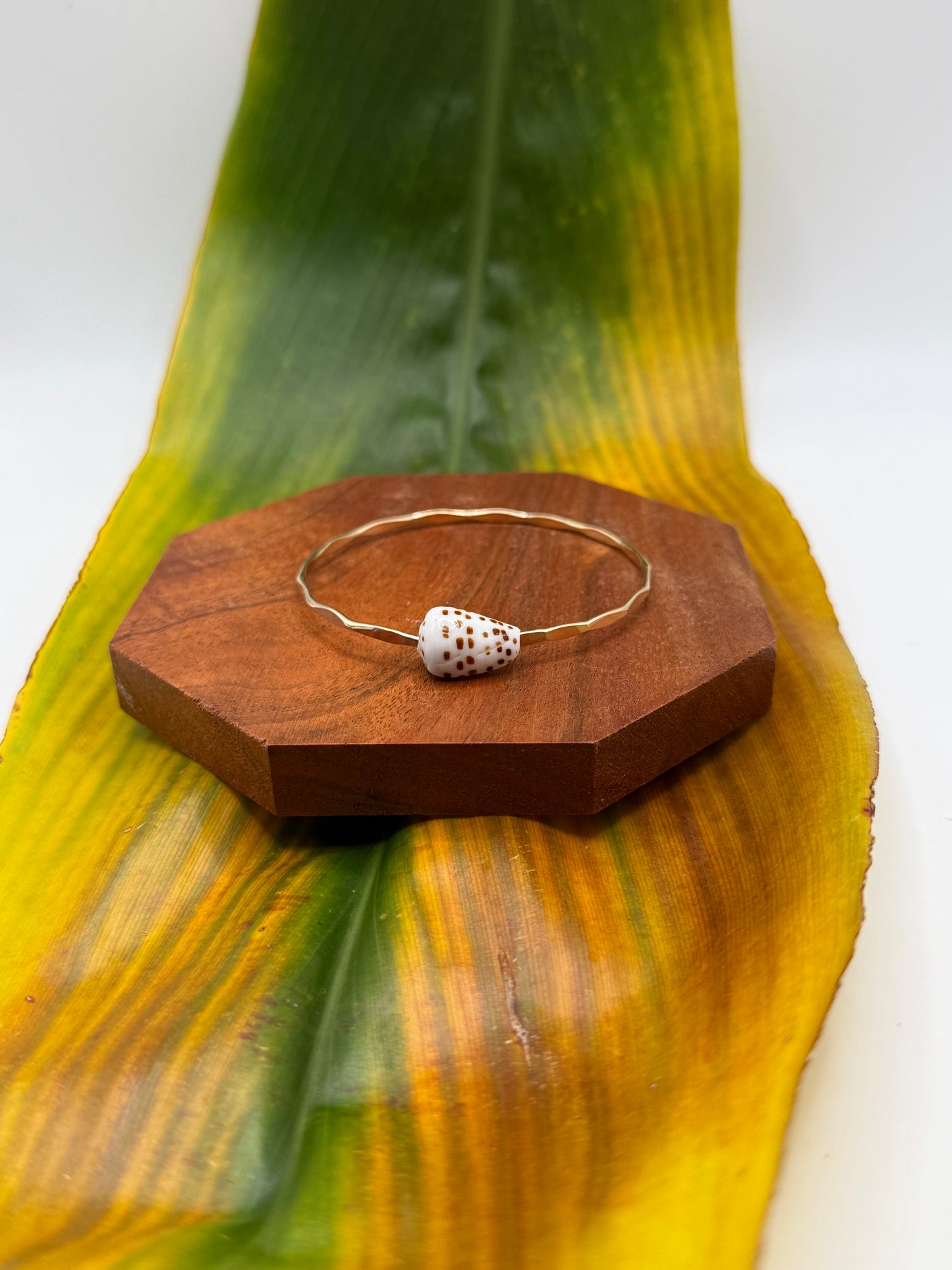 Fiji Bangle Size 7" Gold Filled