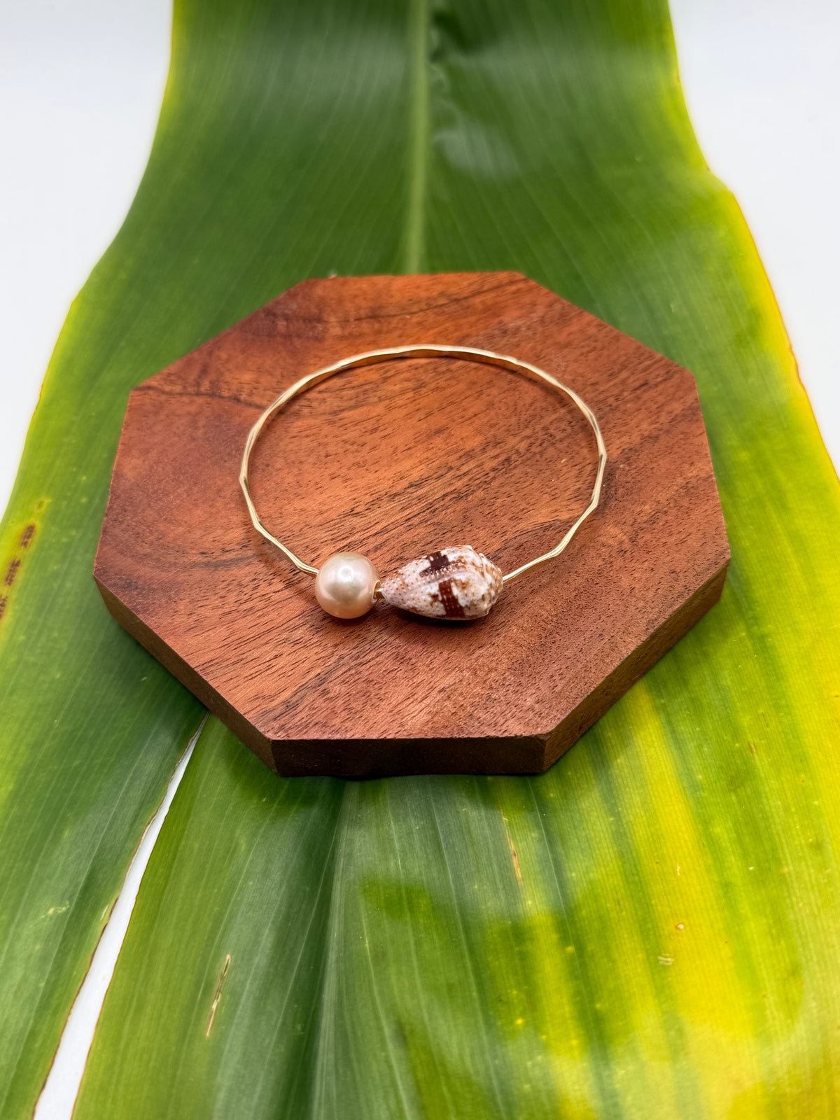 Tahitian Bangle Size 7.5" Gold Filled