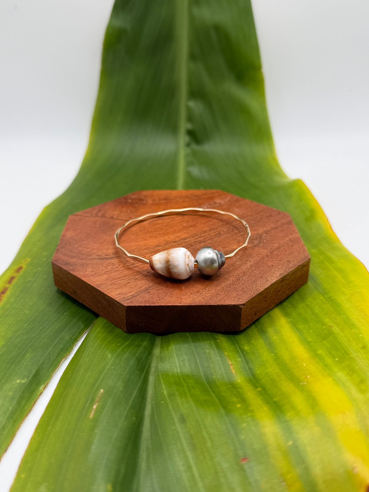 Tahitian Bangle Size 7" Gold Filled
