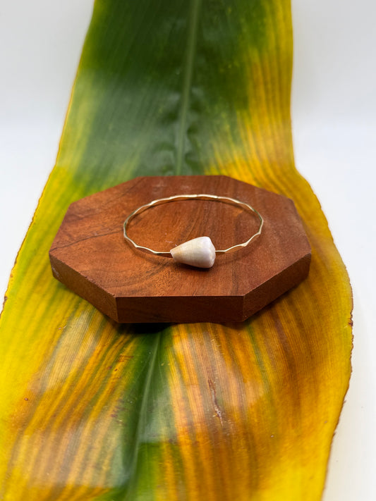 Fiji Bangle Size 7" Gold Filled