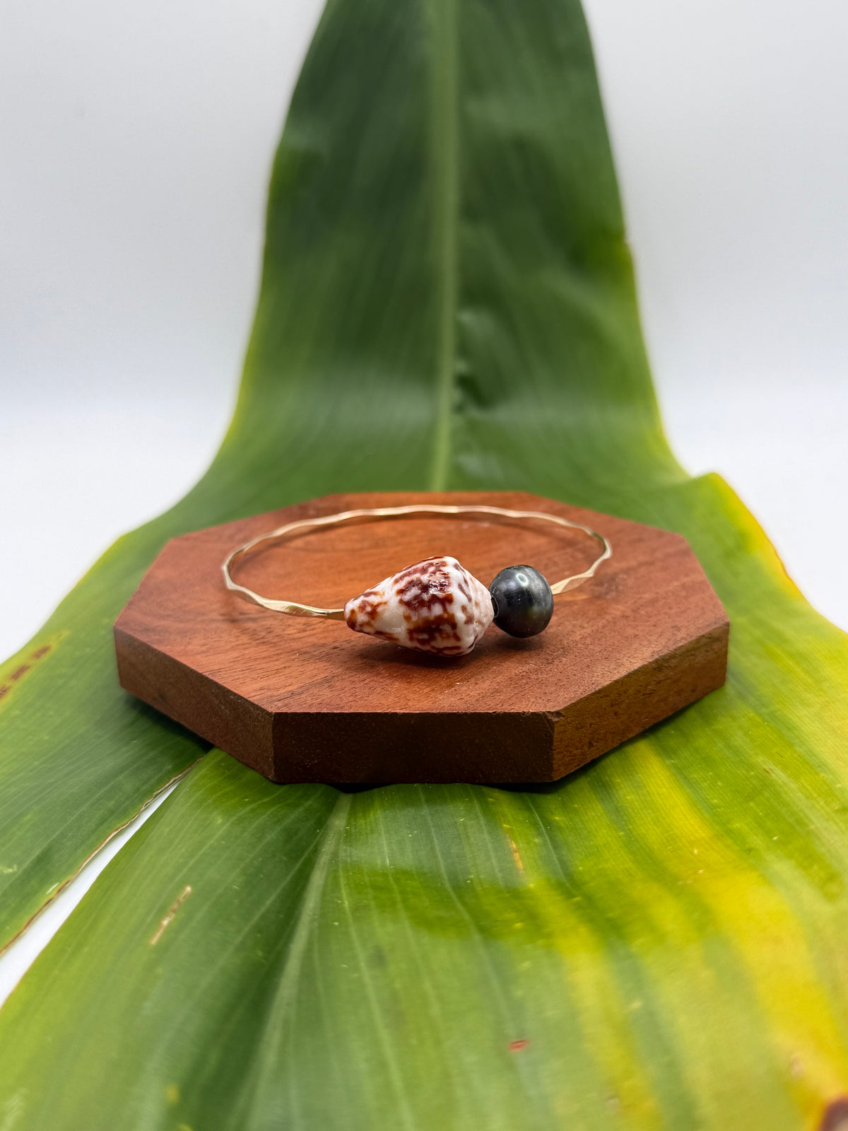 Tahitian Bangle Size 8.5” Gold Filled