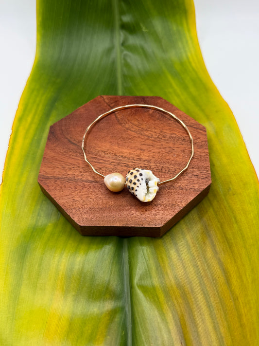 Tahitian Bangle Size 8.5" Gold Filled