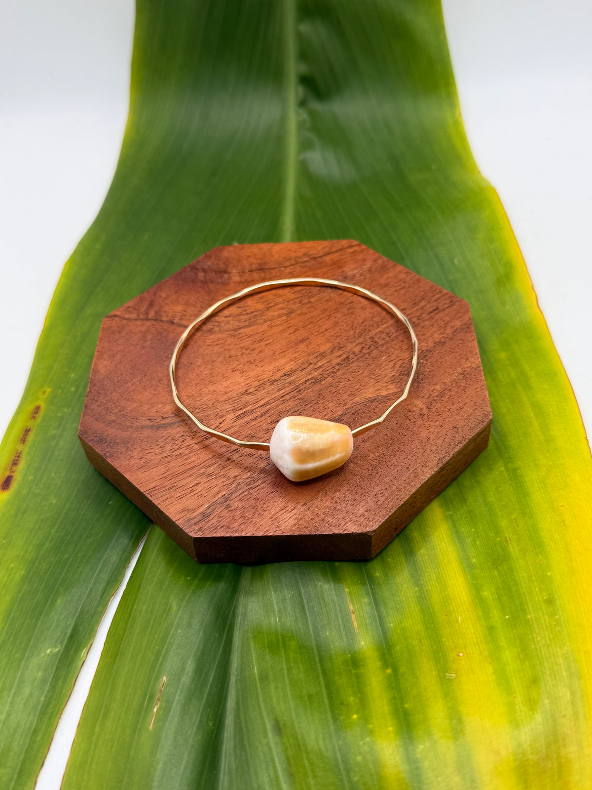 Tahitian Bangle Size 8" Gold Filled