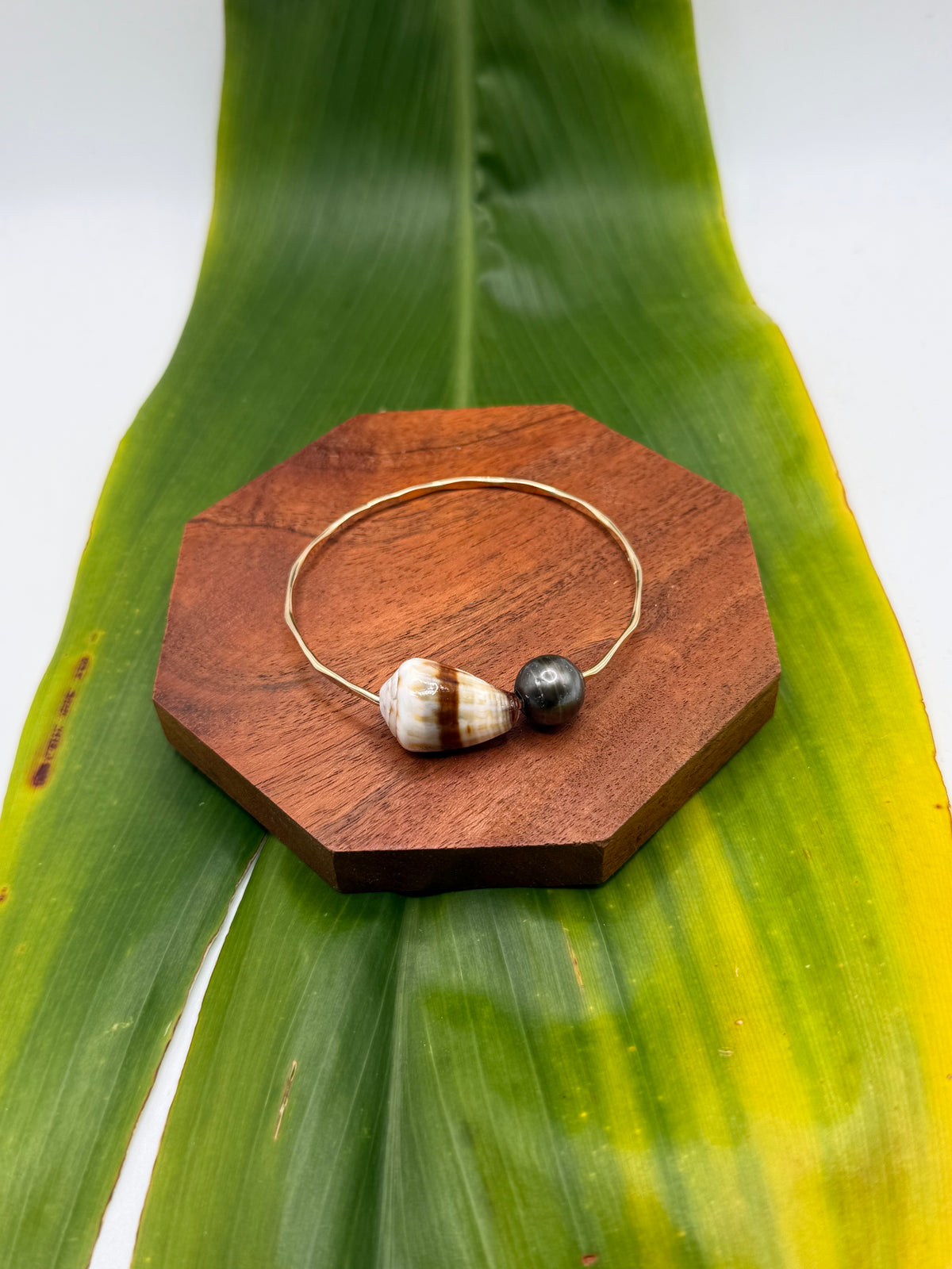 Tahitian Bangle Size 7.5" Gold Filled