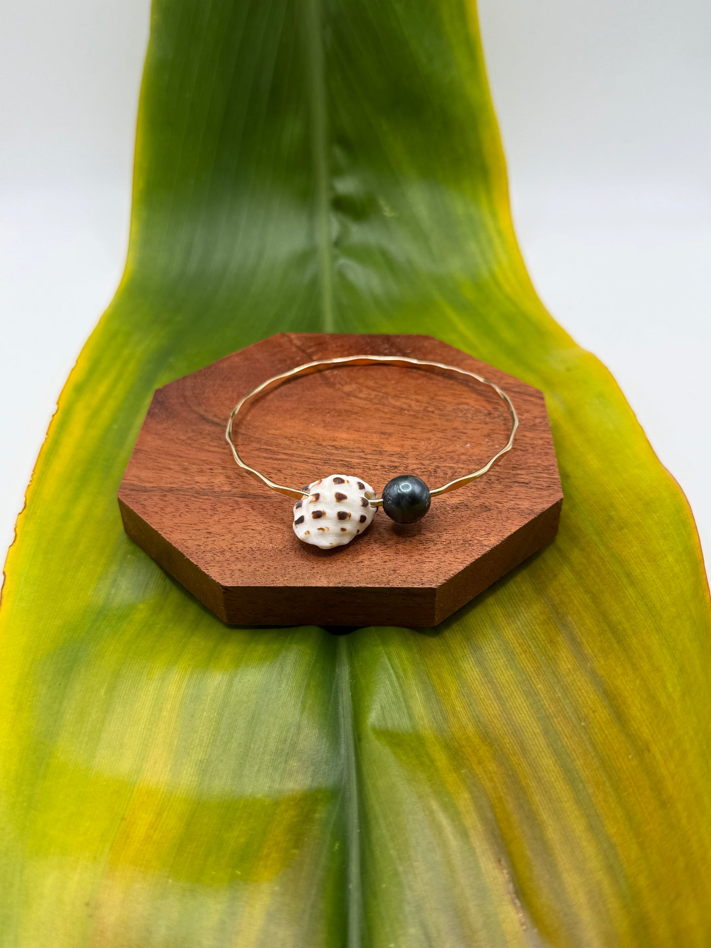 Tahitian Bangle Size 8.5" Gold Filled