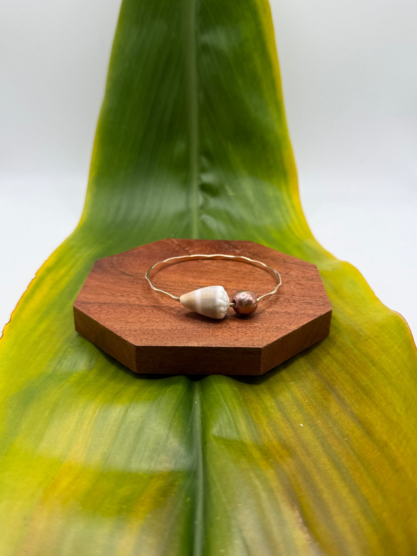 Tahitian Bangle Size 7" Gold Filled