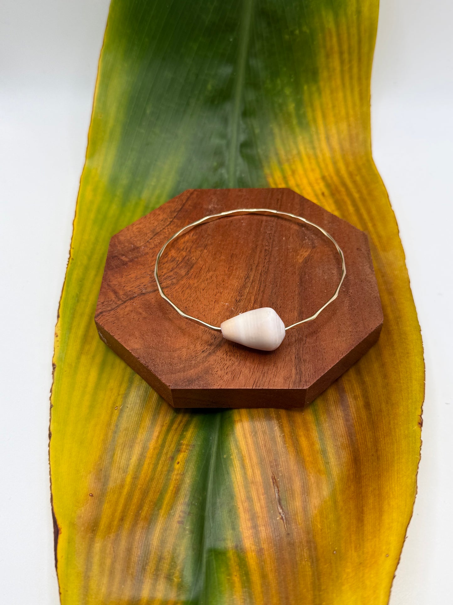 Fiji Bangle Size 8.5" Gold Filled