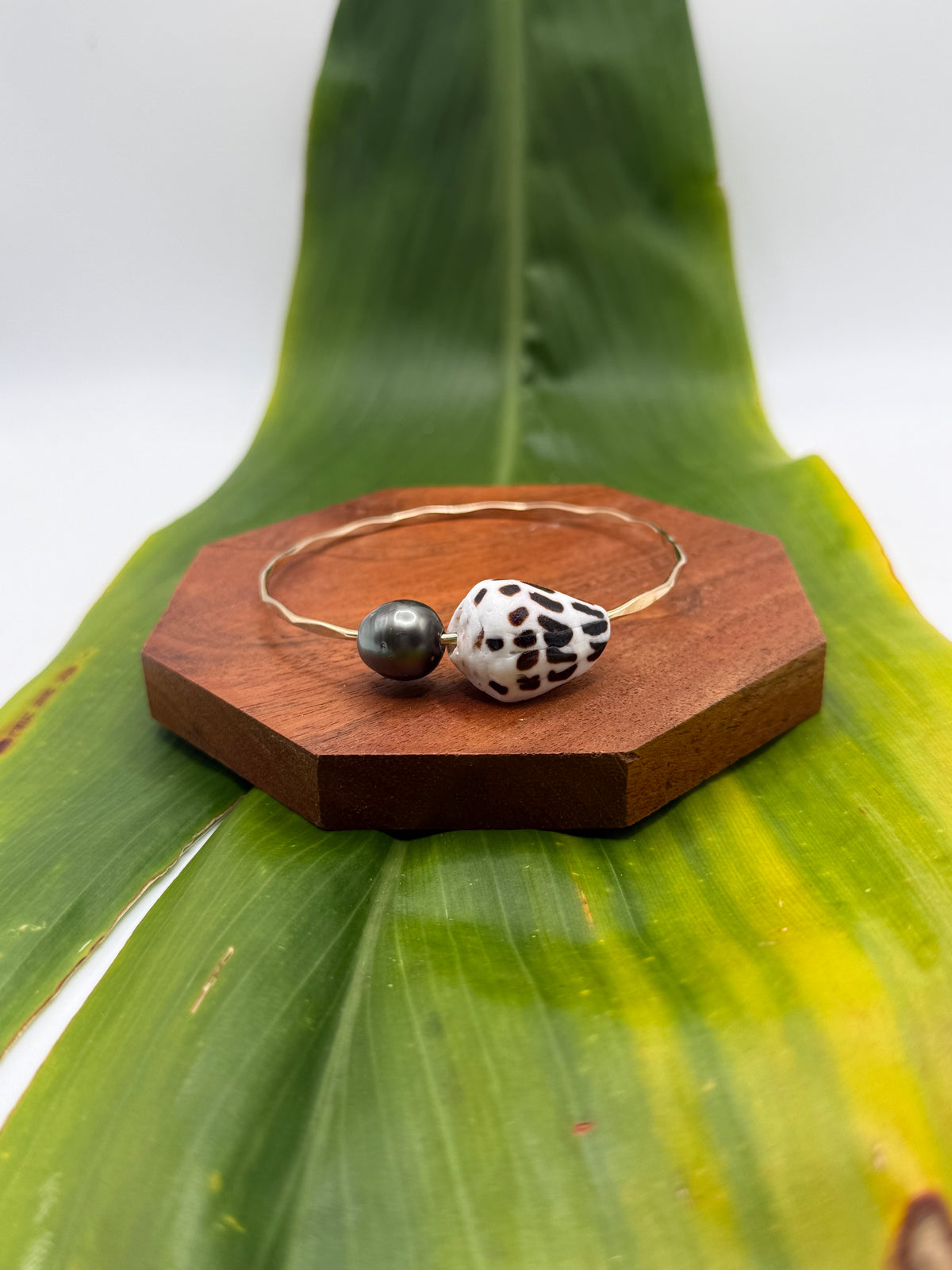Tahitian Bangle Size 8.5” Gold Filled