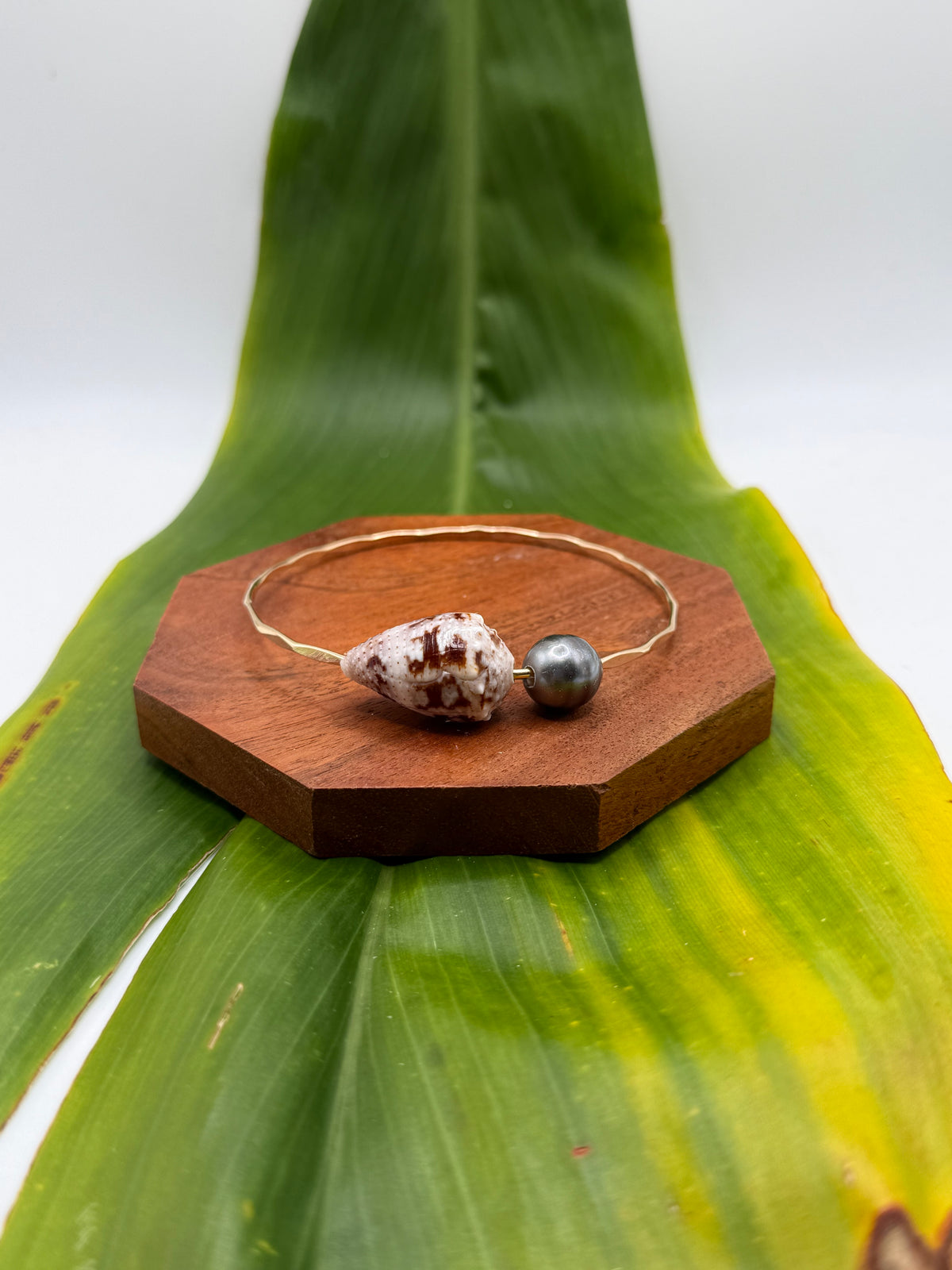 Tahitian Bangle Size 9” Gold Filled