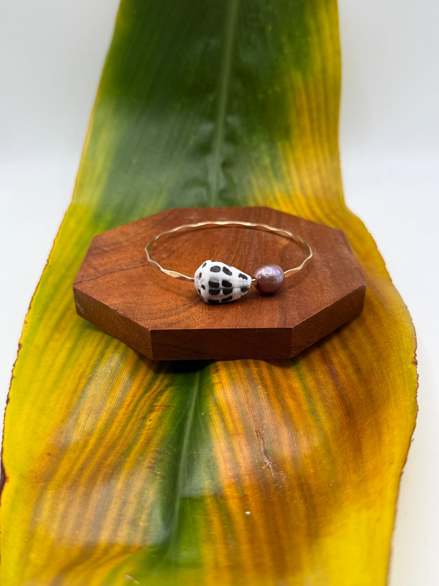 Tahitian Bangle Size 7.5" Gold Filled