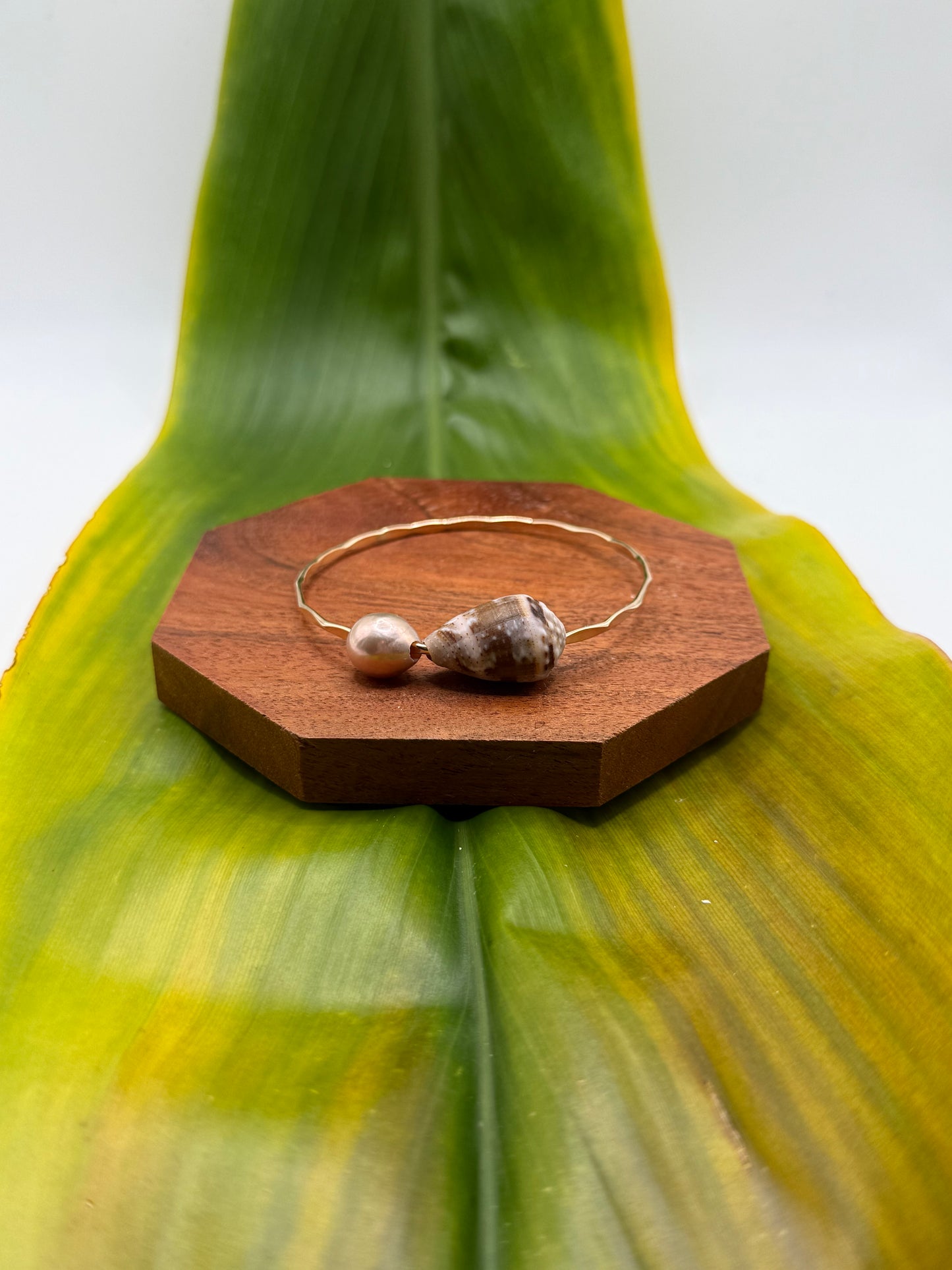 Tahitian Bangle Size 7.5" Gold Filled