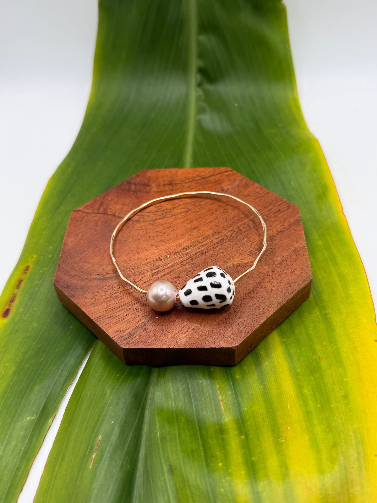 Tahitian Bangle Size 8" Gold Filled