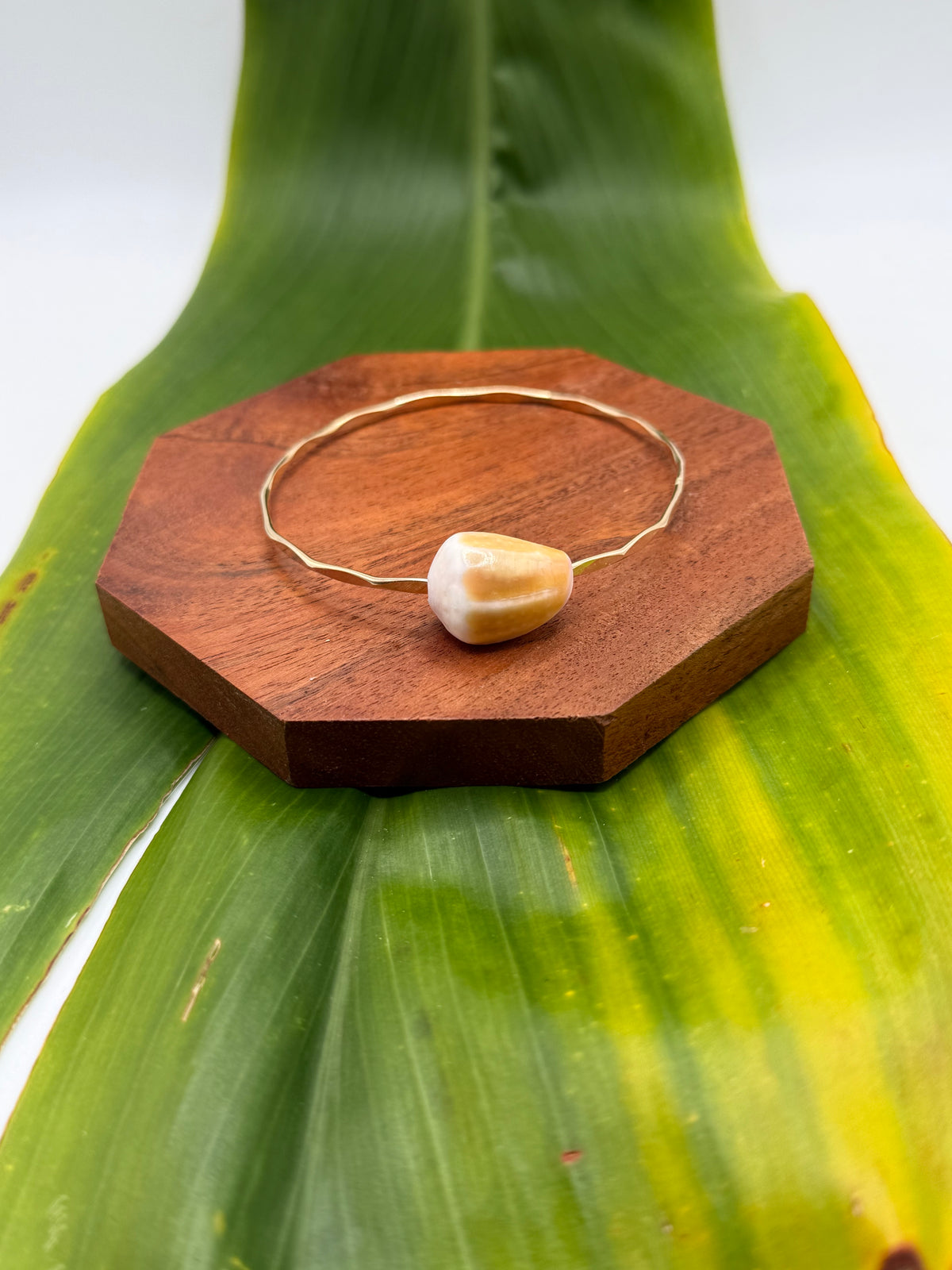Tahitian Bangle Size 8" Gold Filled