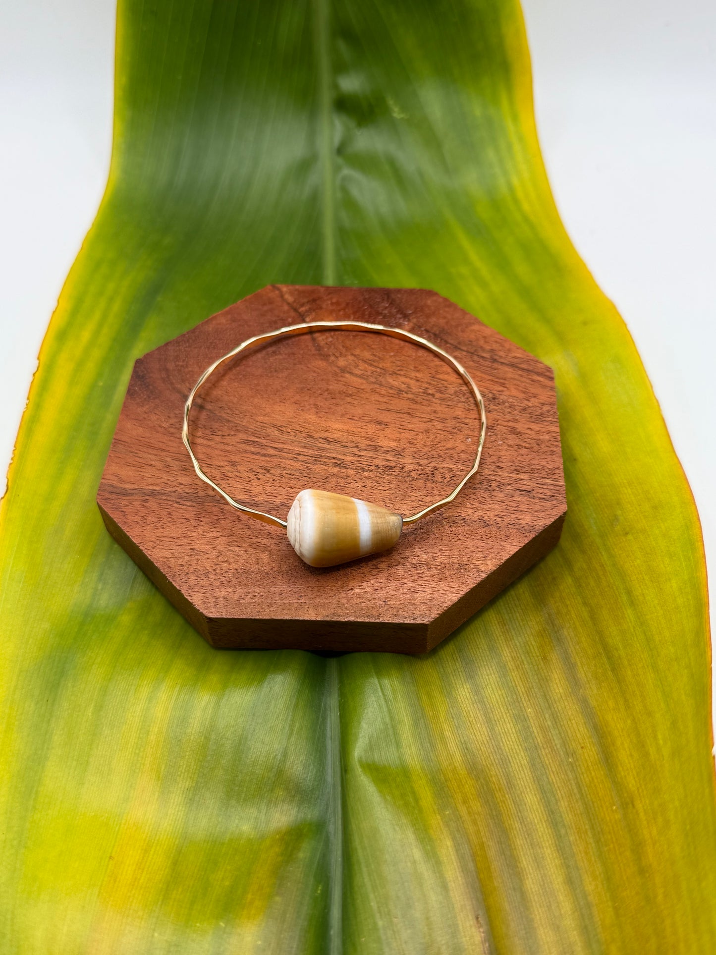 Tahitian Bangle Size 8.5" Gold Filled