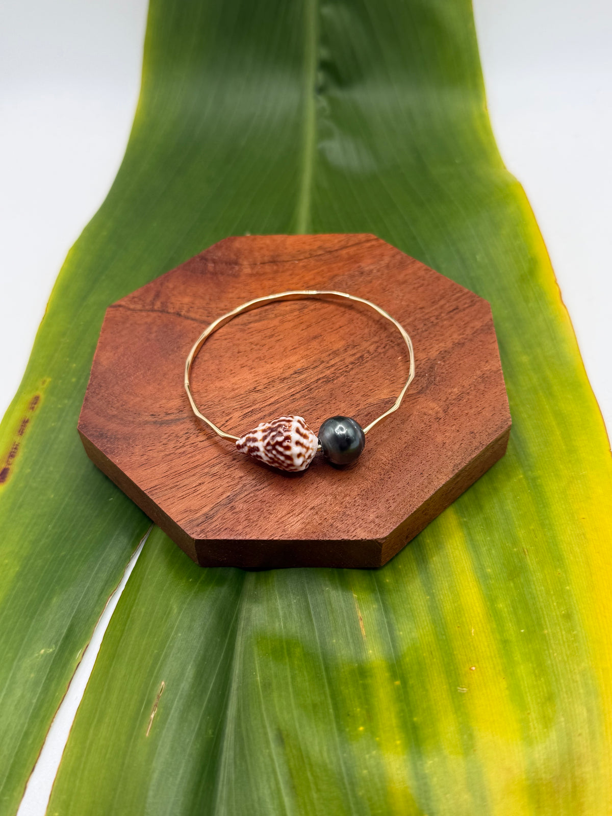 Tahitian Bangle Size 7" Gold Filled