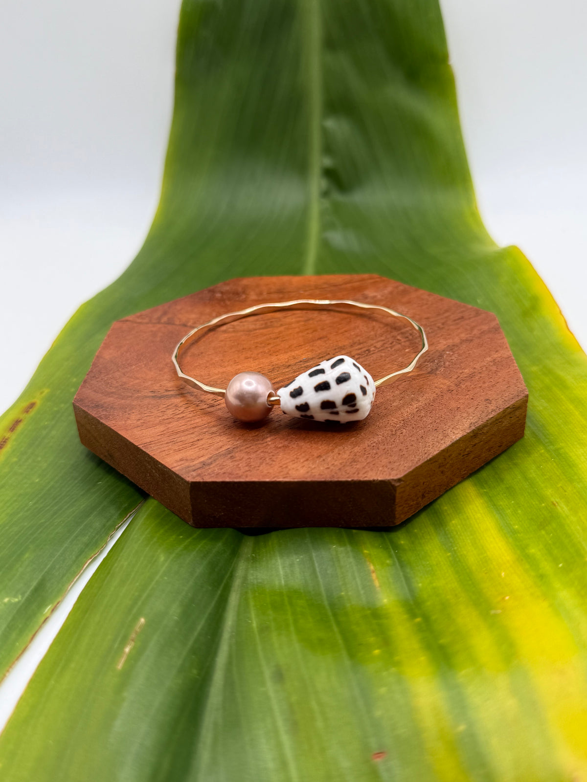 Tahitian Bangle Size 7.5" Gold Filled