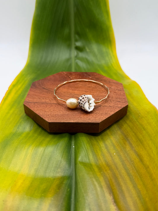 Tahitian Bangle Size 7" Gold Filled