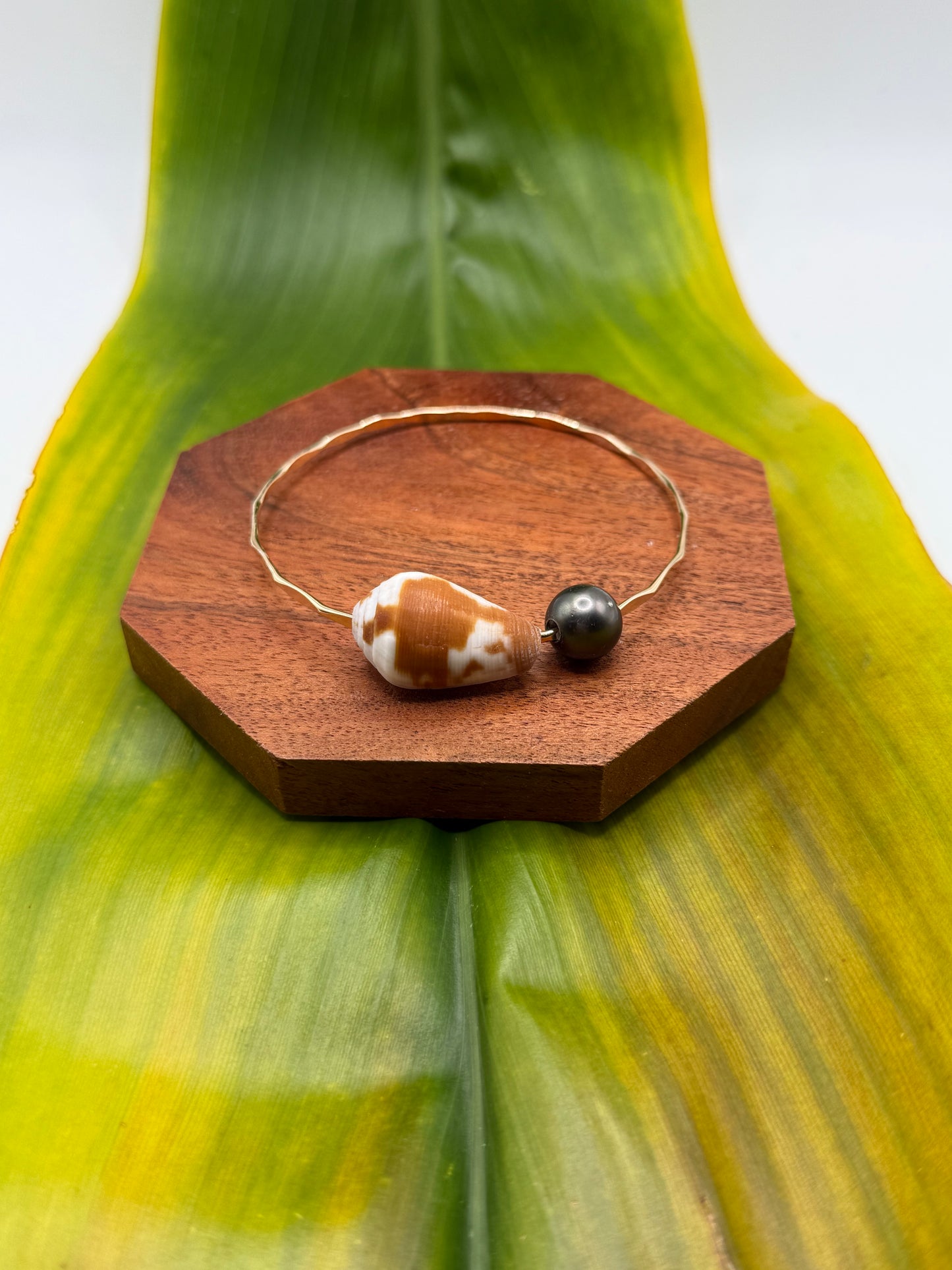 Tahitian Bangle Size 8.5" Gold Filled