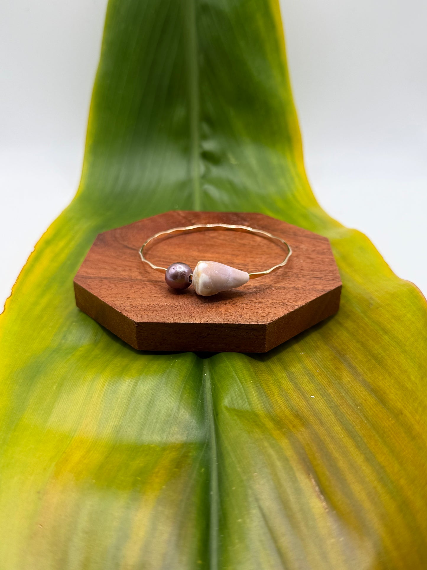 Tahitian Bangle Size 7.5" Gold Filled