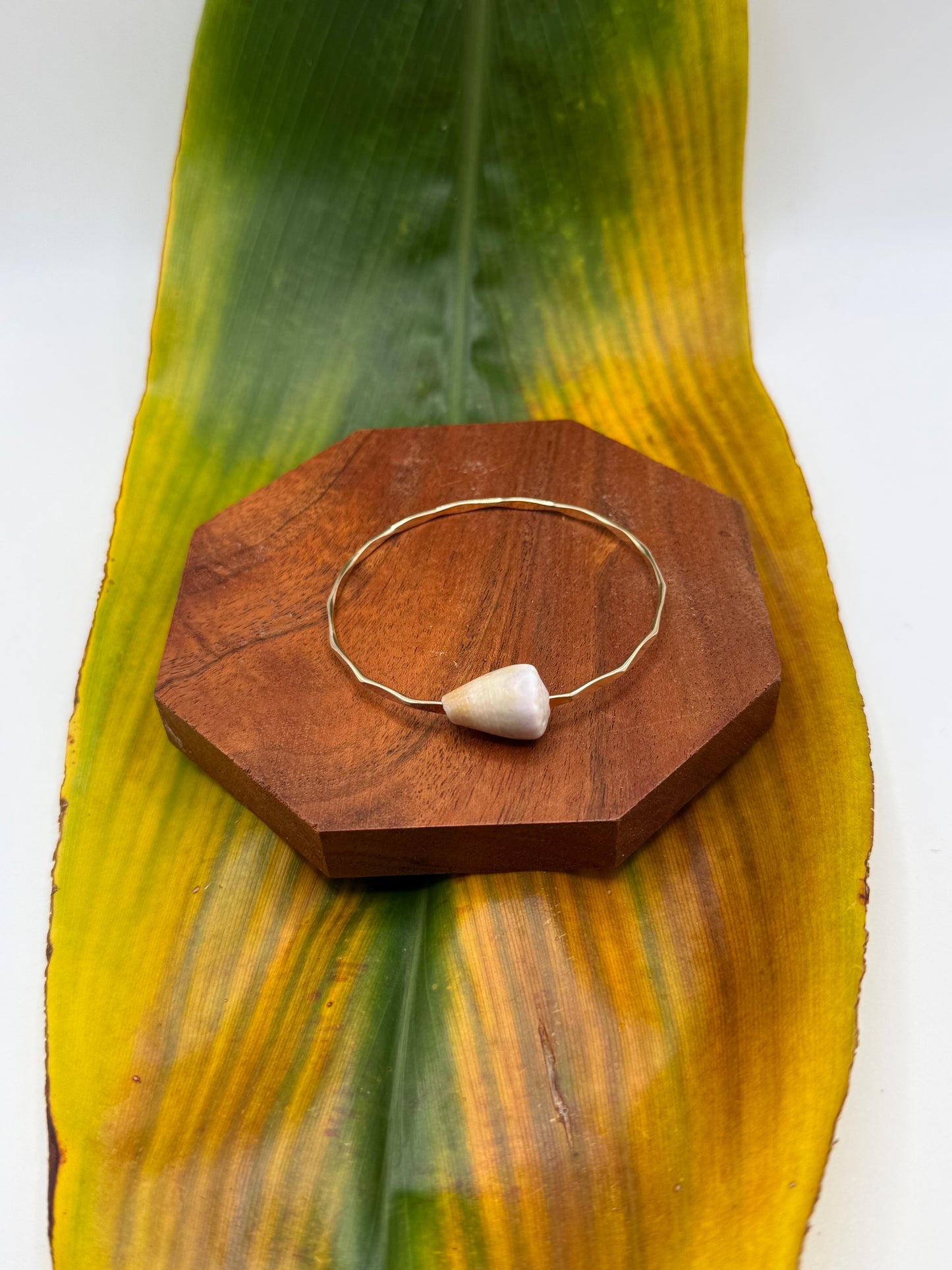 Fiji Bangle Size 7" Gold Filled