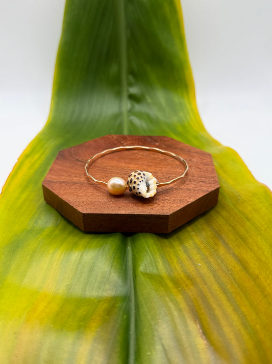 Tahitian Bangle Size 7.5" Gold Filled